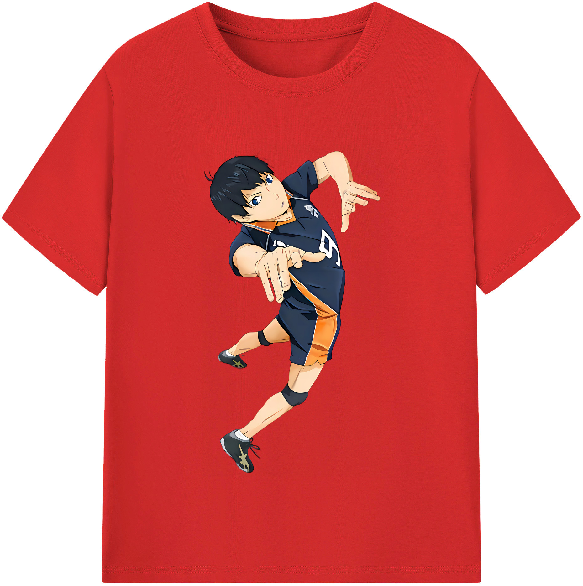 （画像用） ハイキュー!! Haikyu!! 綿100％半袖Tシャツ（フロントプリント）