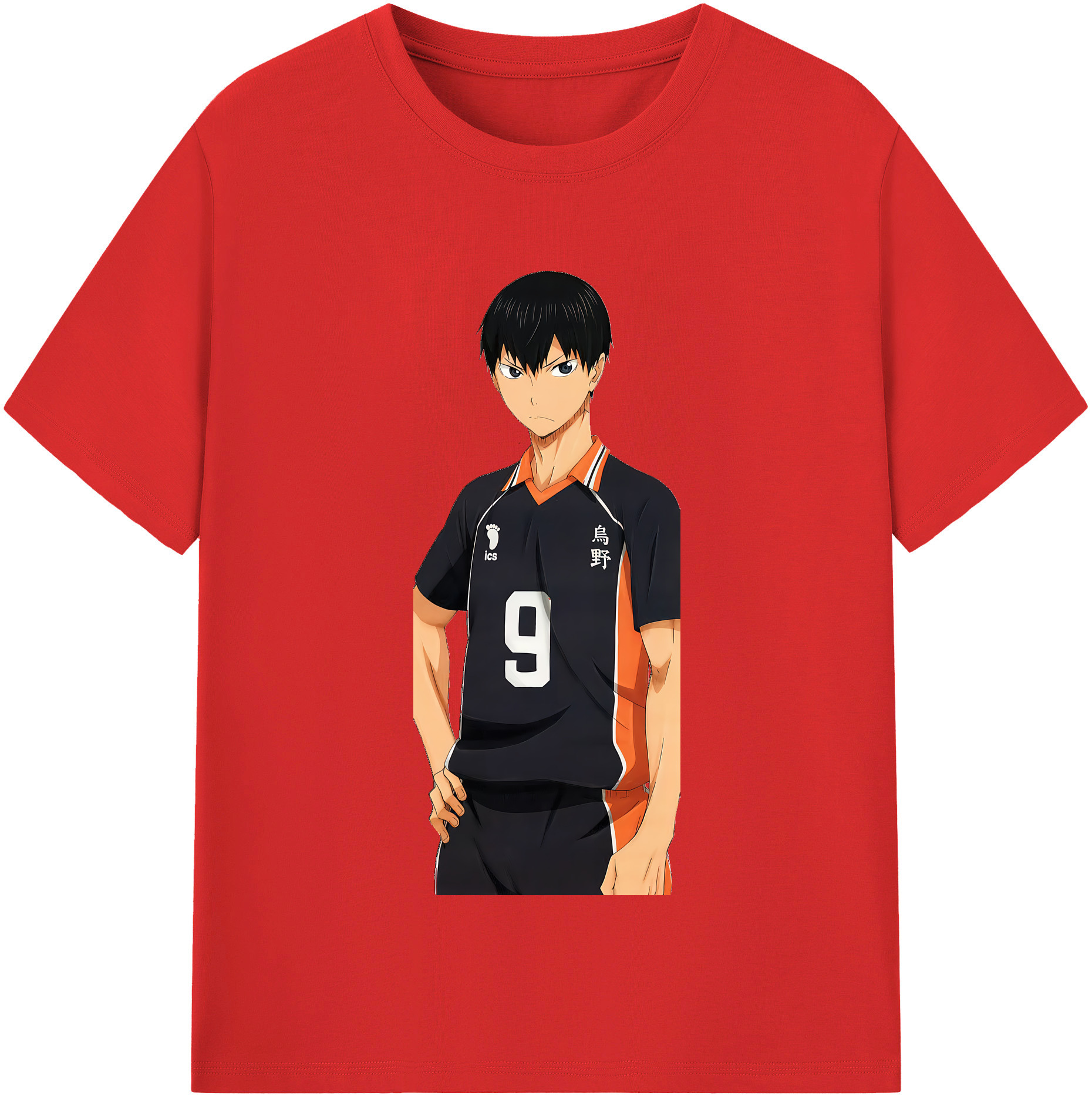 （画像用） ハイキュー!! Haikyu!! 綿100％半袖Tシャツ（フロントプリント）