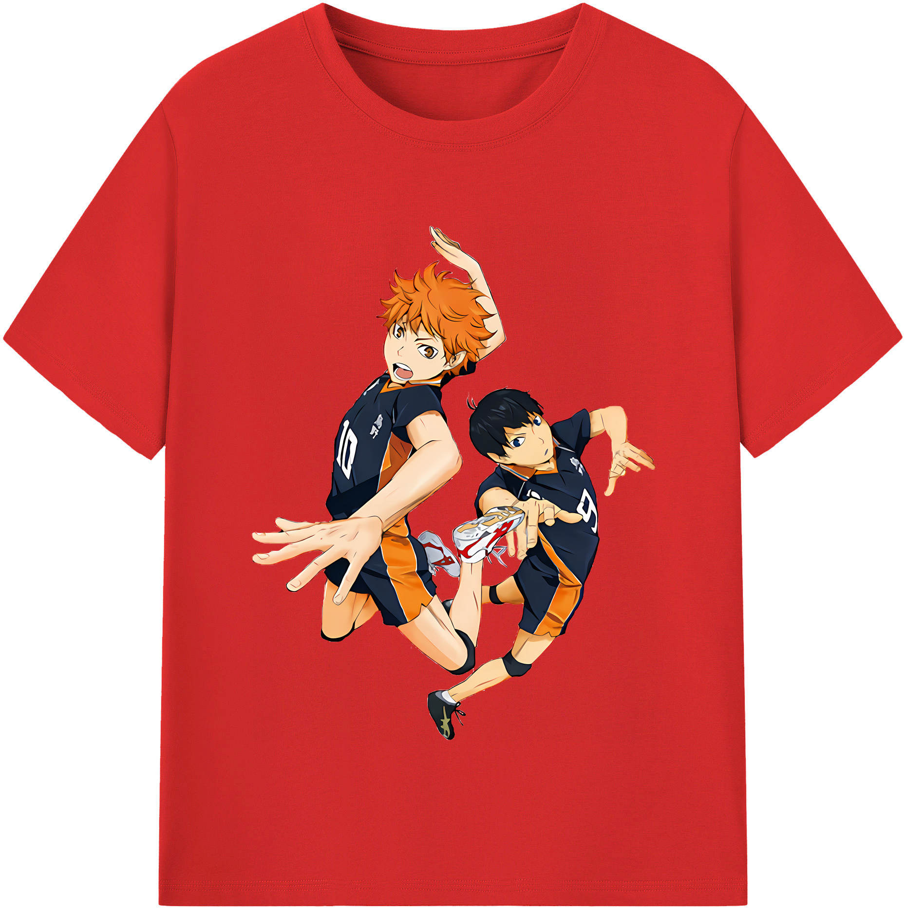 （画像用） ハイキュー!! Haikyu!! 綿100％半袖Tシャツ（フロントプリント）