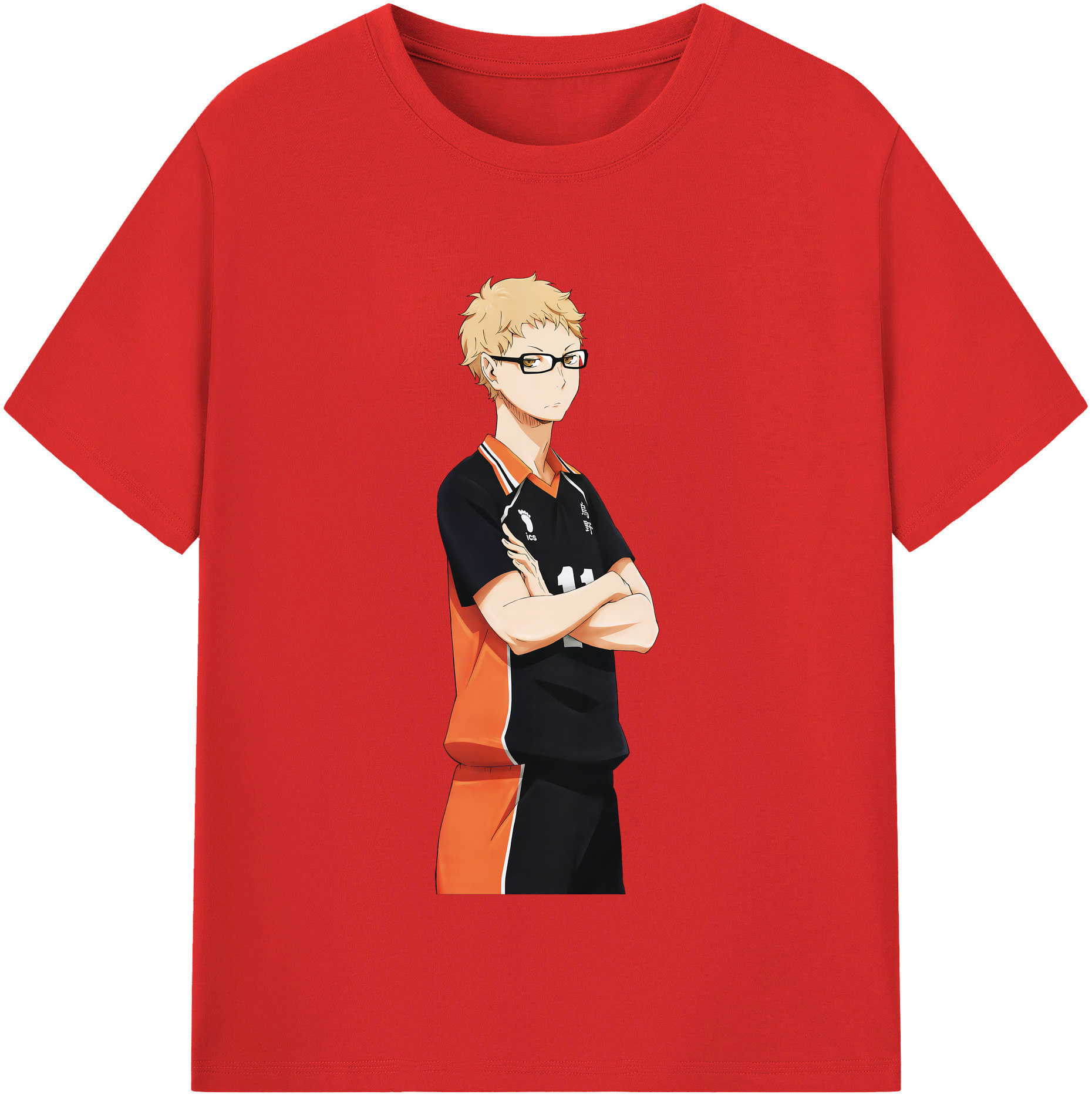 （画像用） ハイキュー!! Haikyu!! 綿100％半袖Tシャツ（フロントプリント）