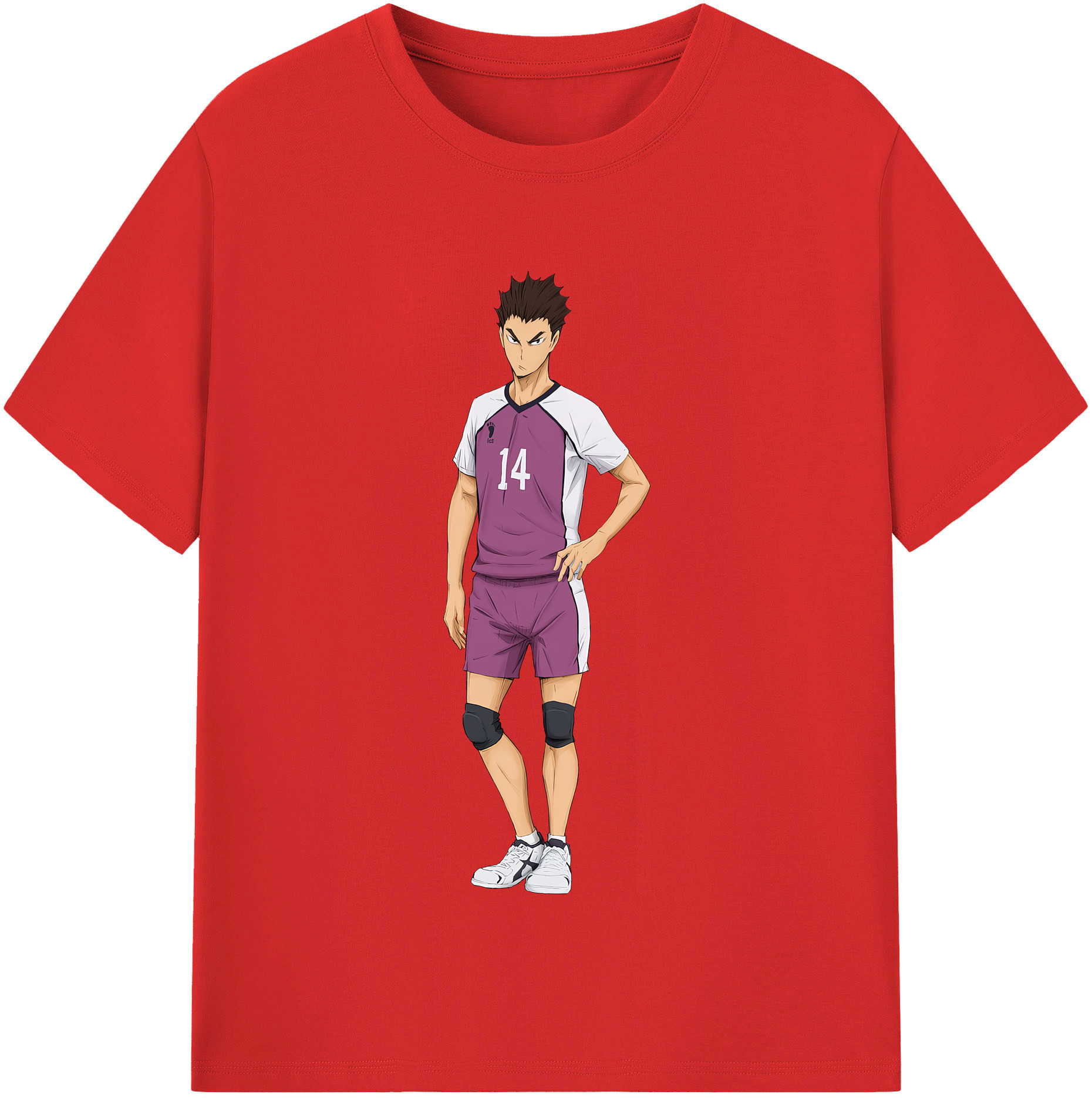 （画像用） ハイキュー!! Haikyu!! 綿100％半袖Tシャツ（フロントプリント）