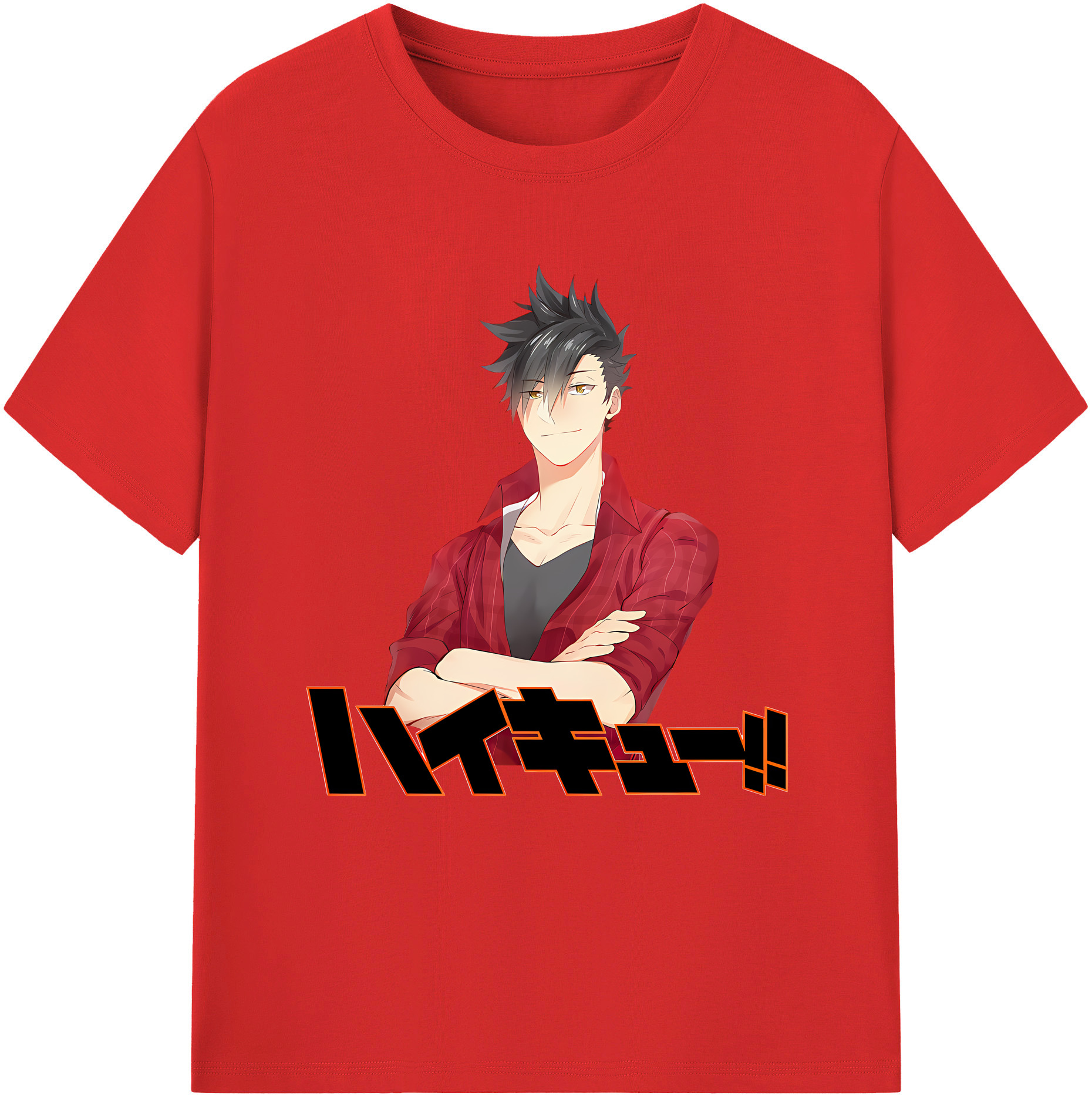 （画像用） ハイキュー!! Haikyu!! 綿100％半袖Tシャツ（フロントプリント）
