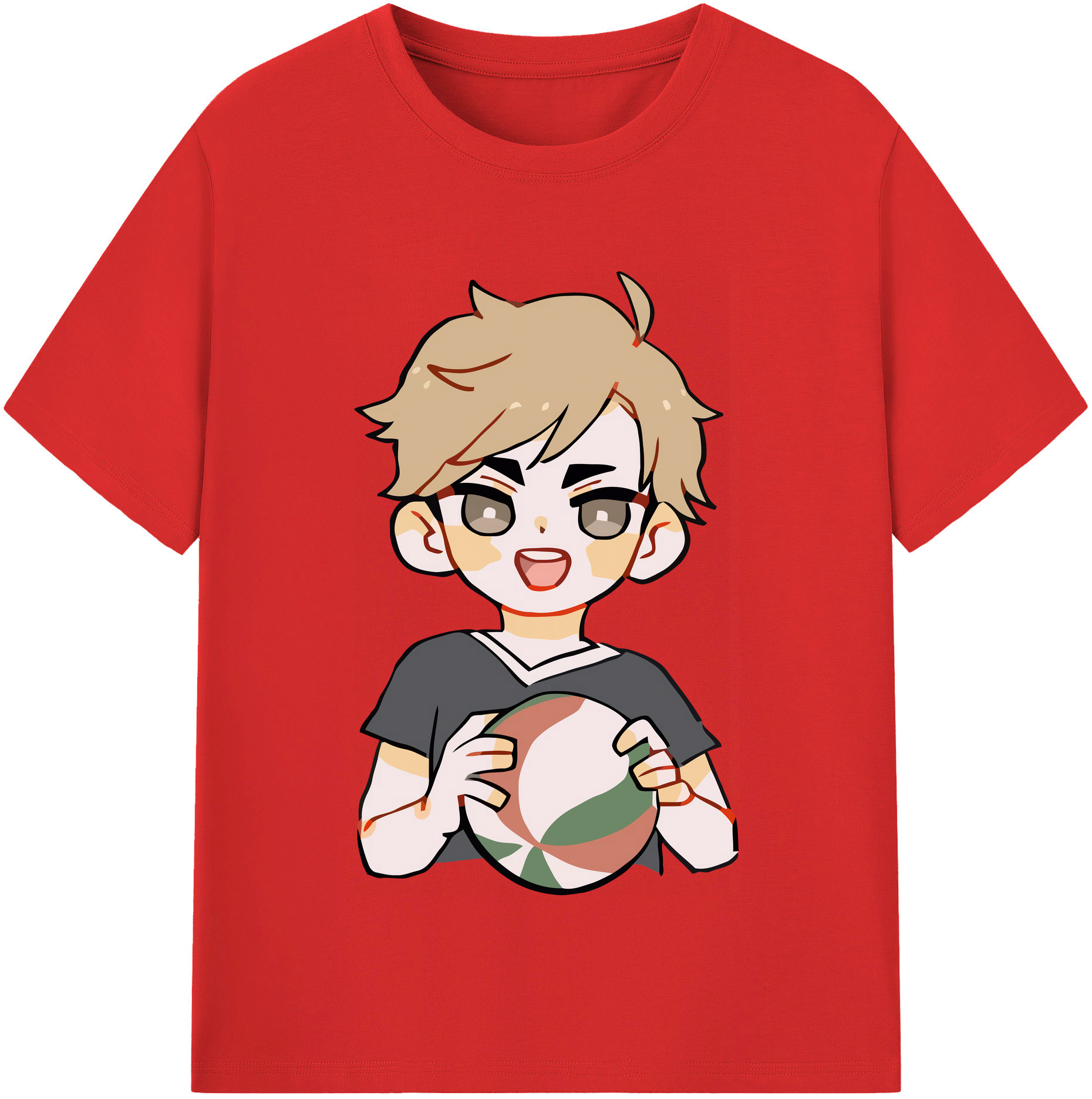 （画像用） ハイキュー!! Haikyu!! 綿100％半袖Tシャツ（フロントプリント）