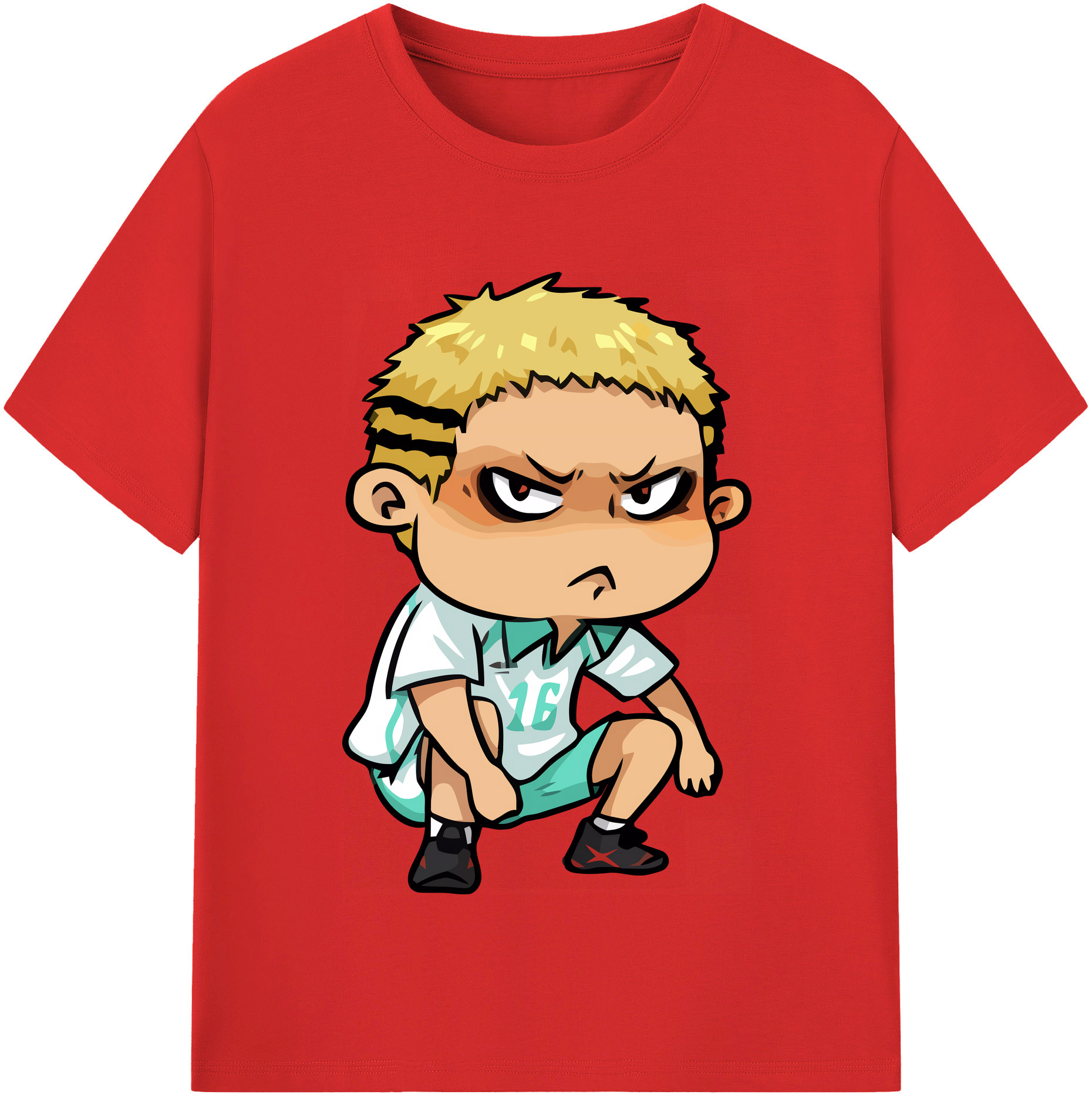 （画像用） ハイキュー!! Haikyu!! 綿100％半袖Tシャツ（フロントプリント）
