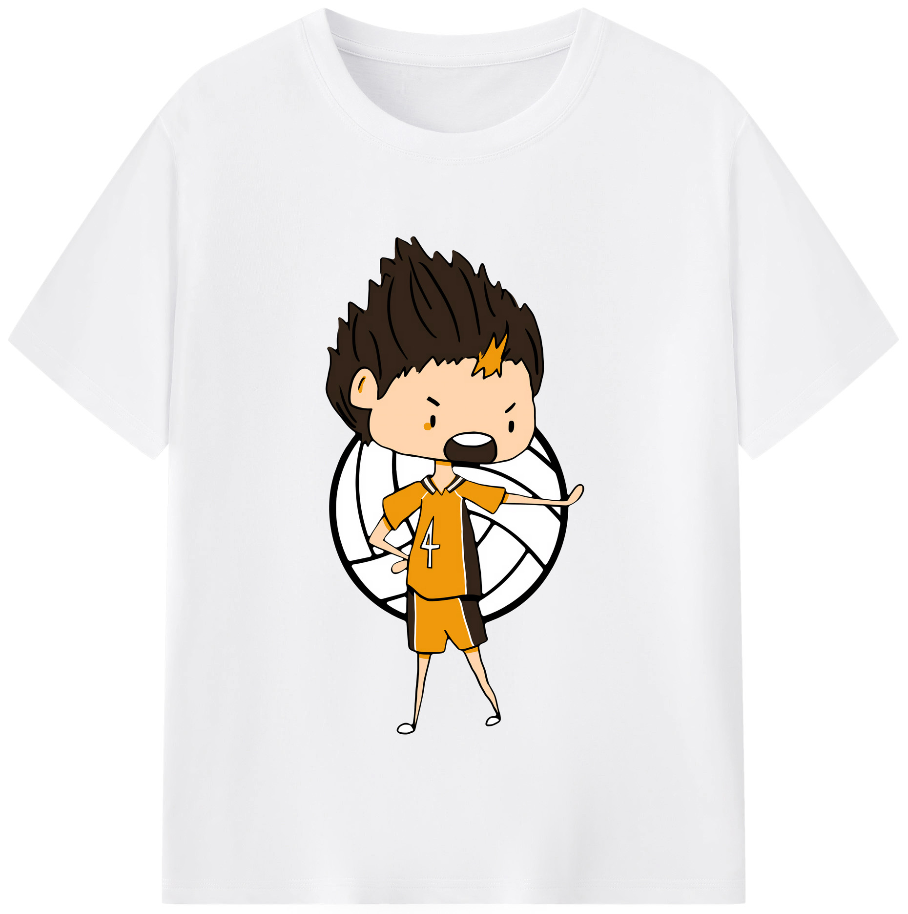 （画像用） ハイキュー!! Haikyu!! 綿100％半袖Tシャツ（フロントプリント）