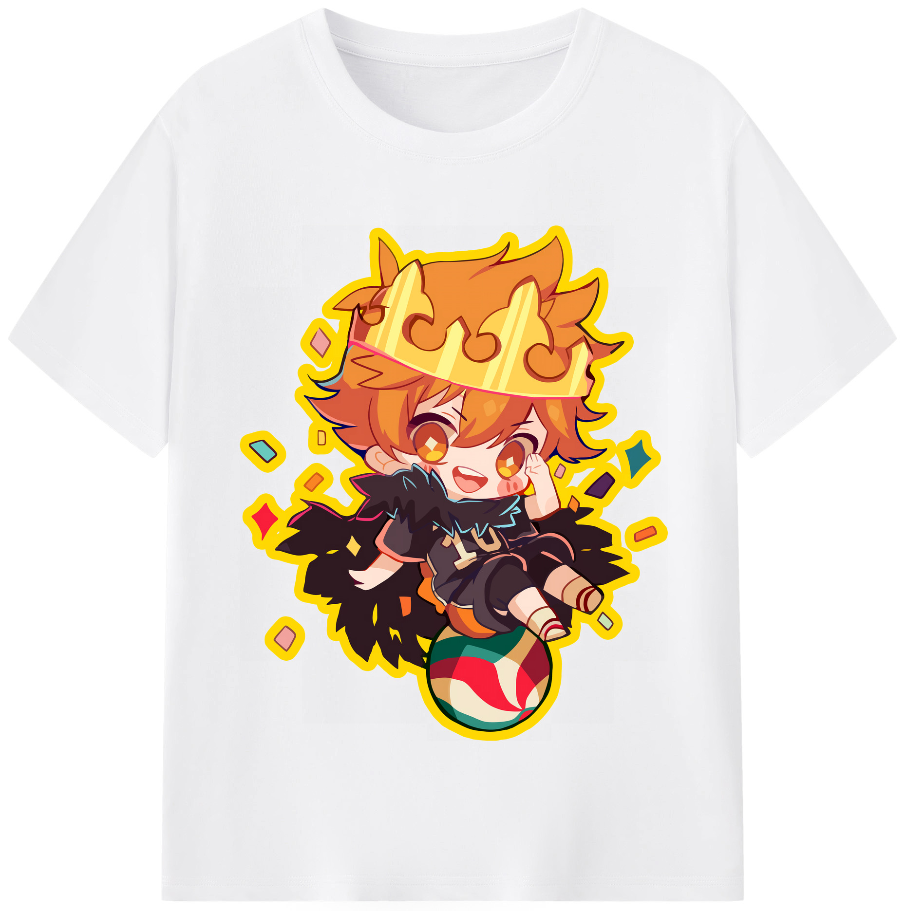 （画像用） ハイキュー!! Haikyu!! 綿100％半袖Tシャツ（フロントプリント）