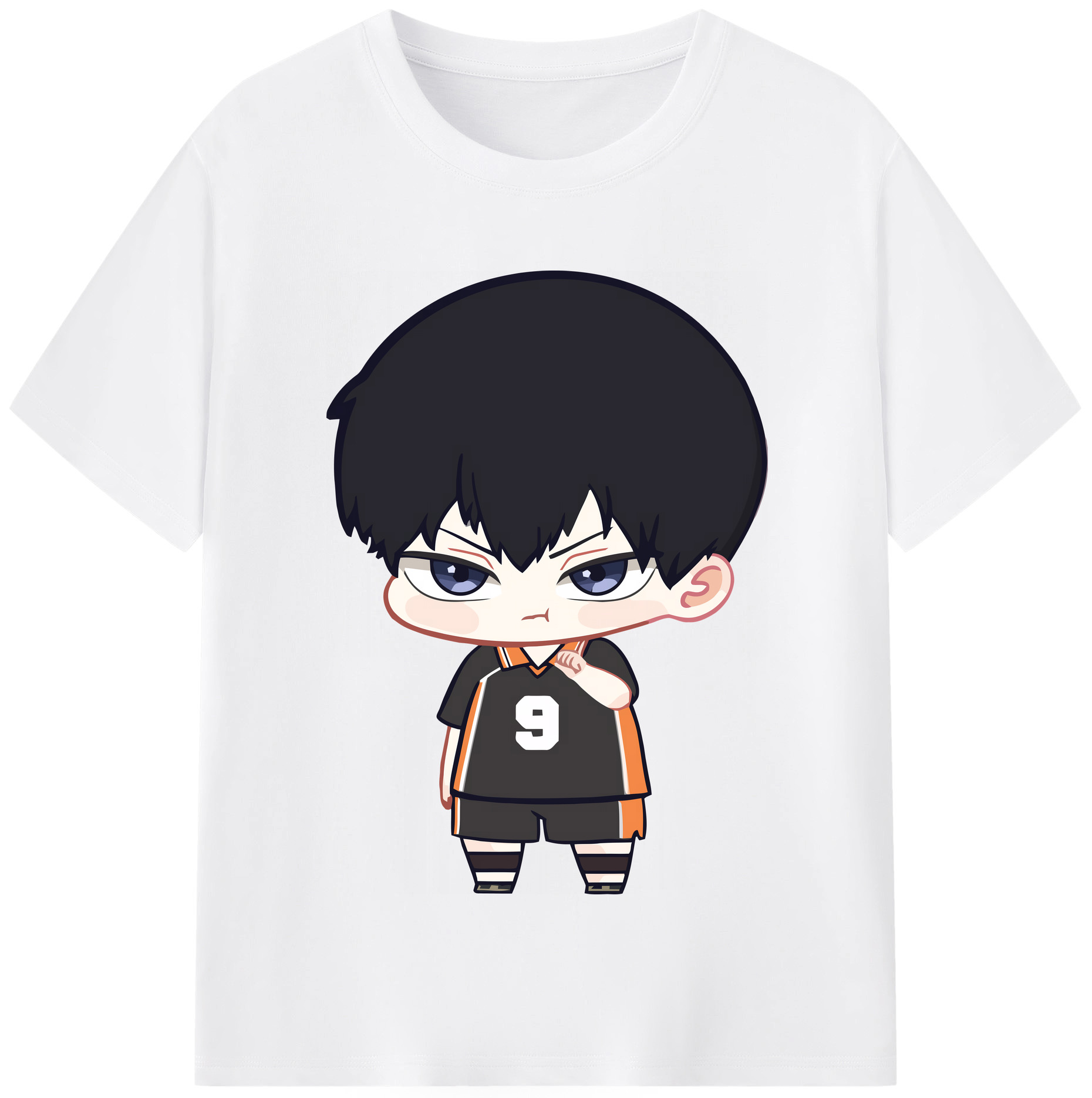 （画像用） ハイキュー!! Haikyu!! 綿100％半袖Tシャツ（フロントプリント）