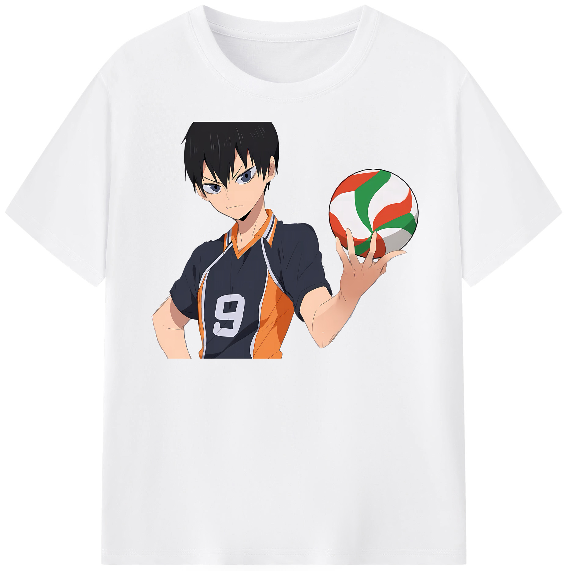 （画像用） ハイキュー!! Haikyu!! 綿100％半袖Tシャツ（フロントプリント）