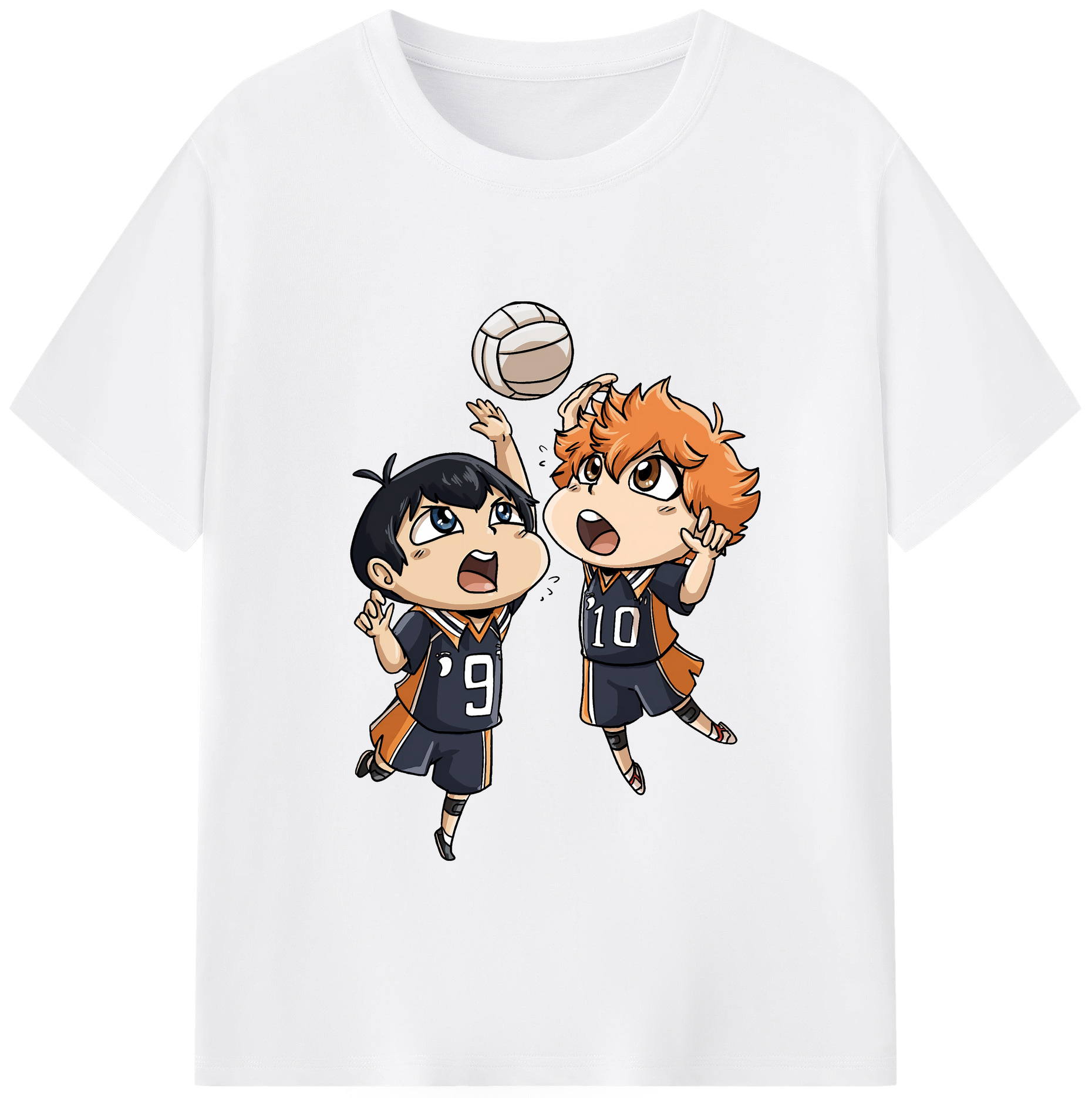 （画像用） ハイキュー!! Haikyu!! 綿100％半袖Tシャツ（フロントプリント）