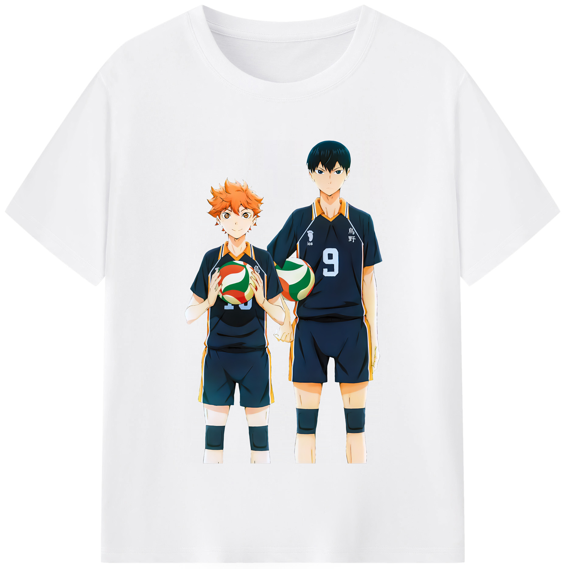 （画像用） ハイキュー!! Haikyu!! 綿100％半袖Tシャツ（フロントプリント）