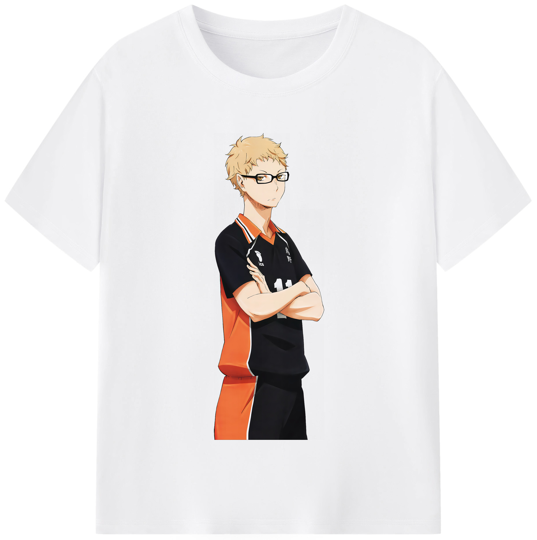 （画像用） ハイキュー!! Haikyu!! 綿100％半袖Tシャツ（フロントプリント）