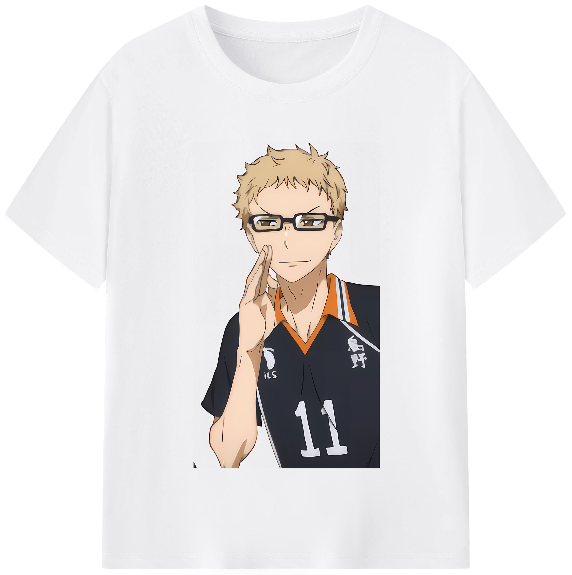 （画像用） ハイキュー!! Haikyu!! 綿100％半袖Tシャツ（フロントプリント）