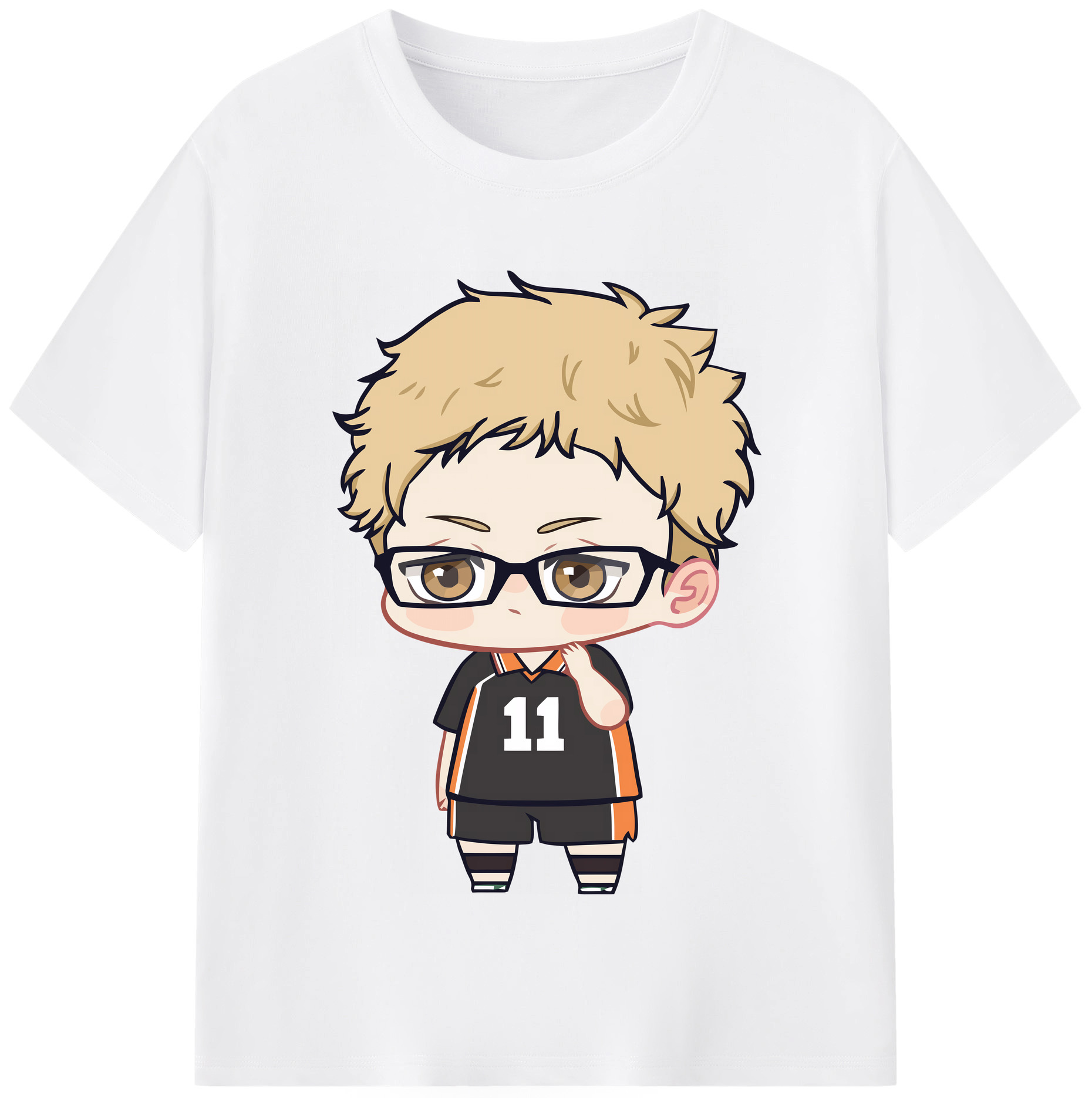 （画像用） ハイキュー!! Haikyu!! 綿100％半袖Tシャツ（フロントプリント）