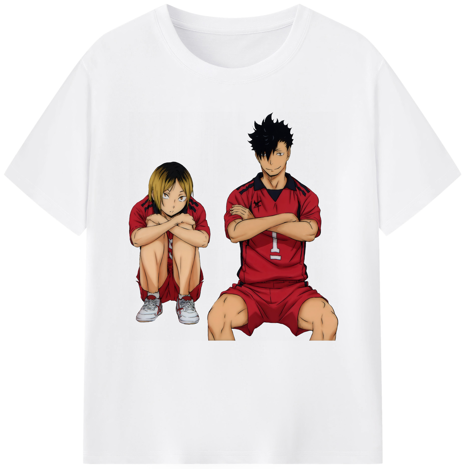 （画像用） ハイキュー!! Haikyu!! 綿100％半袖Tシャツ（フロントプリント）