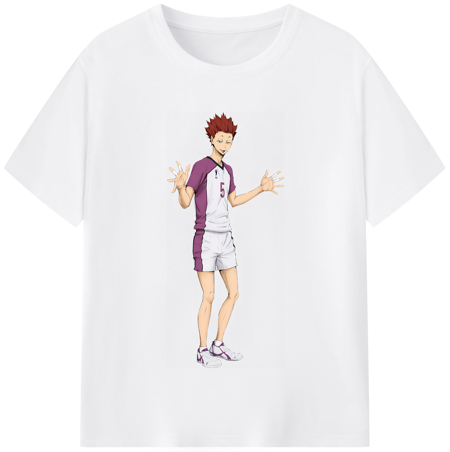 （画像用） ハイキュー!! Haikyu!! 綿100％半袖Tシャツ（フロントプリント）