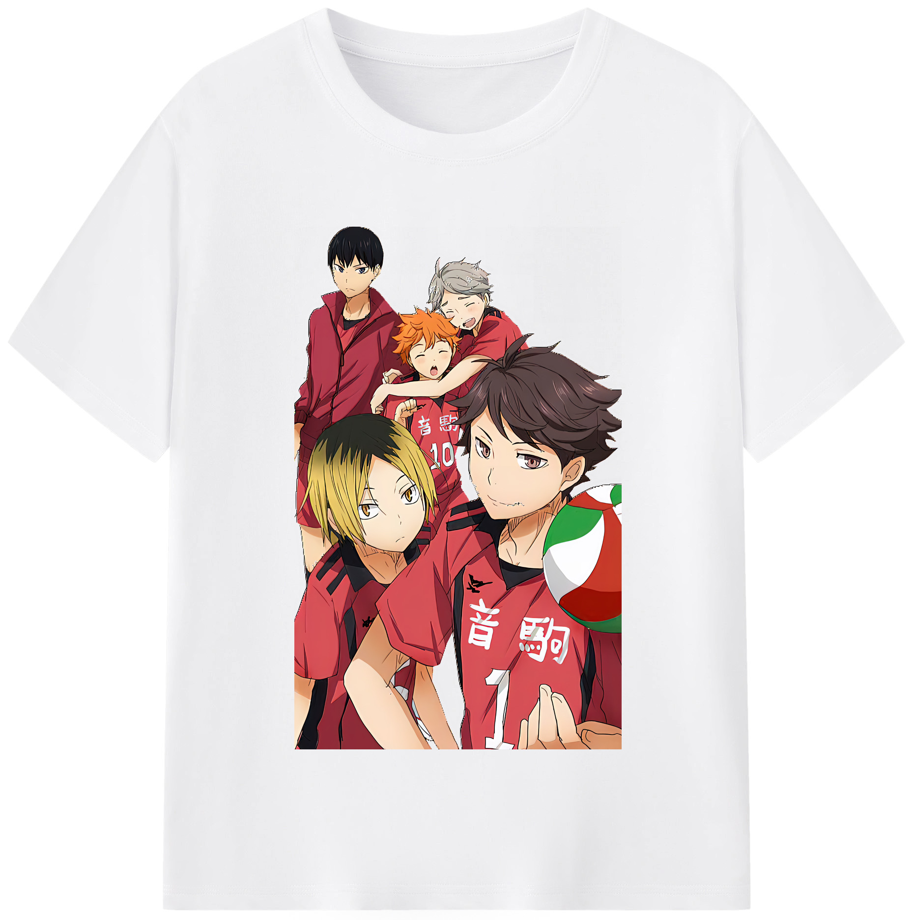 （画像用） ハイキュー!! Haikyu!! 綿100％半袖Tシャツ（フロントプリント）