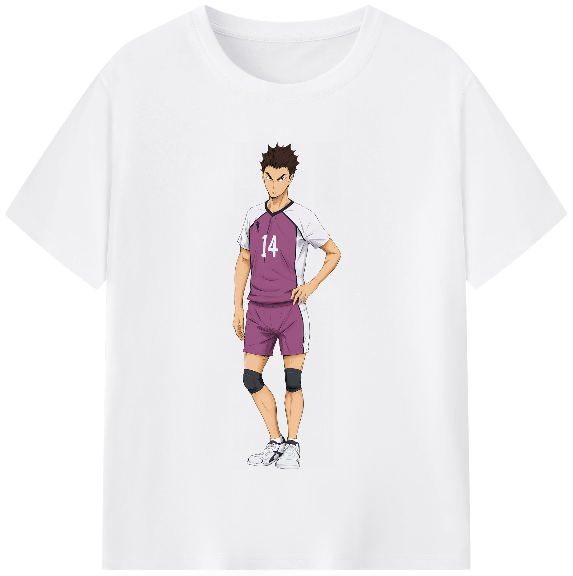 （画像用） ハイキュー!! Haikyu!! 綿100％半袖Tシャツ（フロントプリント）