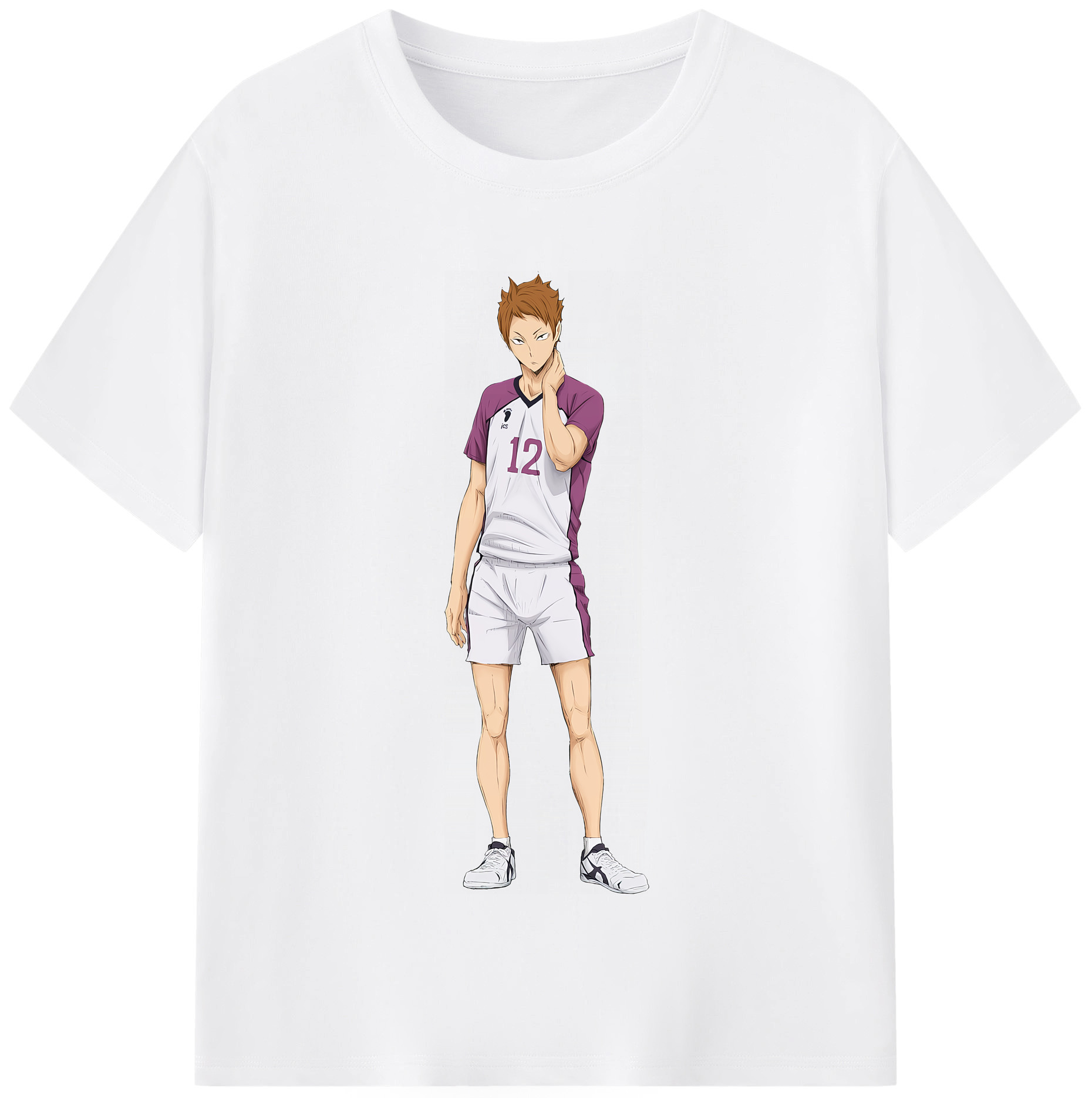 （画像用） ハイキュー!! Haikyu!! 綿100％半袖Tシャツ（フロントプリント）