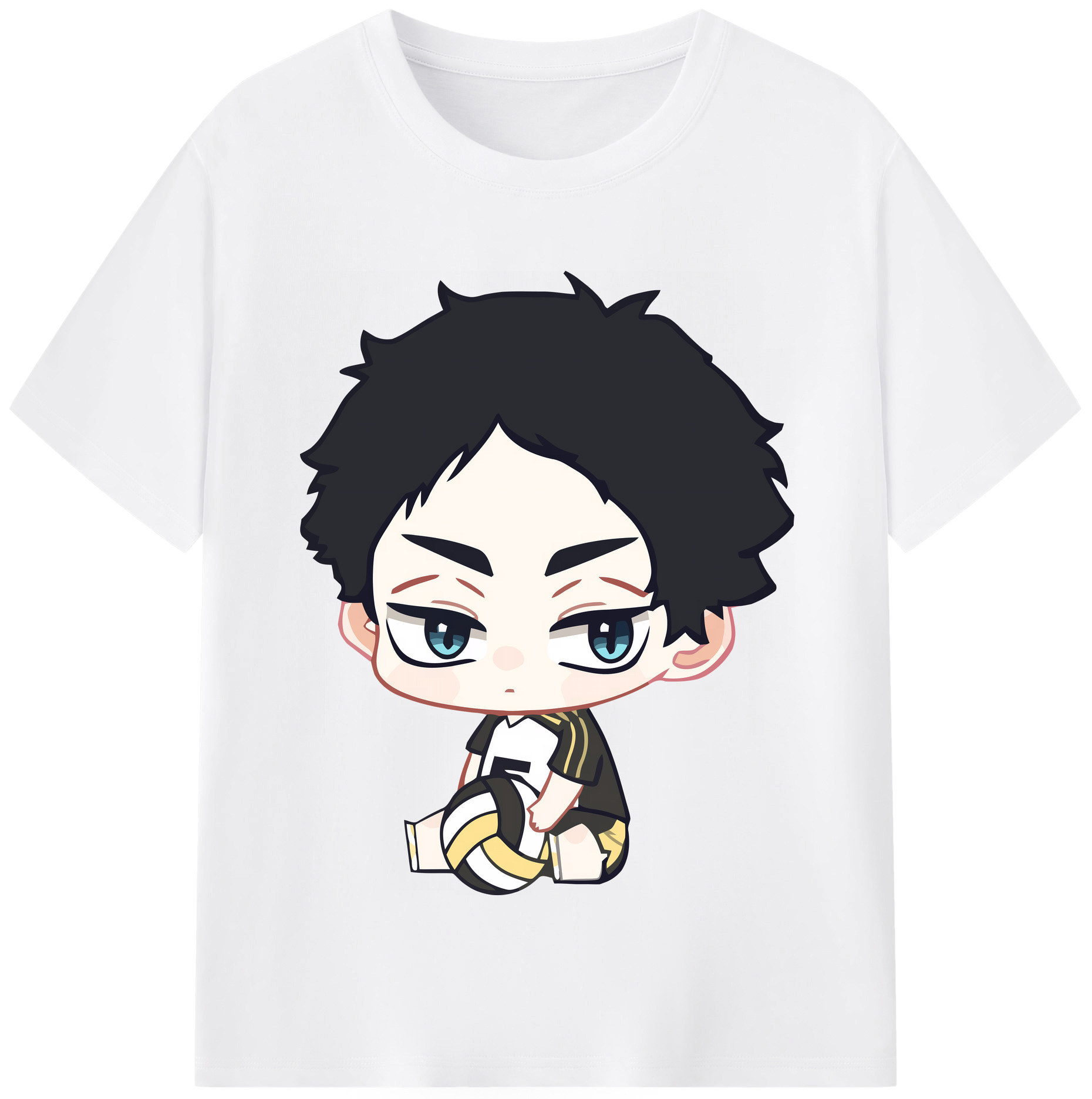 （画像用） ハイキュー!! Haikyu!! 綿100％半袖Tシャツ（フロントプリント）