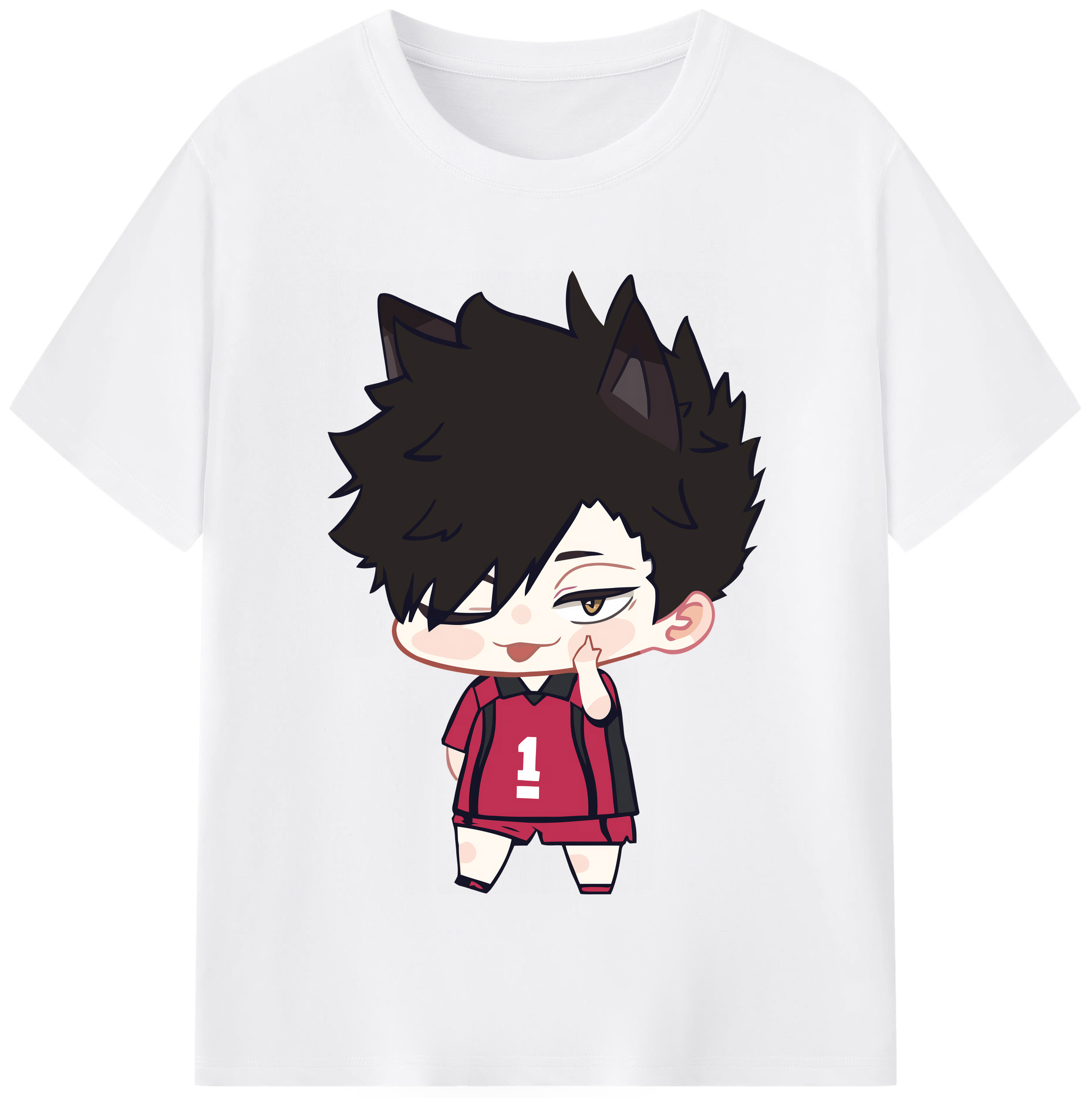 （画像用） ハイキュー!! Haikyu!! 綿100％半袖Tシャツ（フロントプリント）