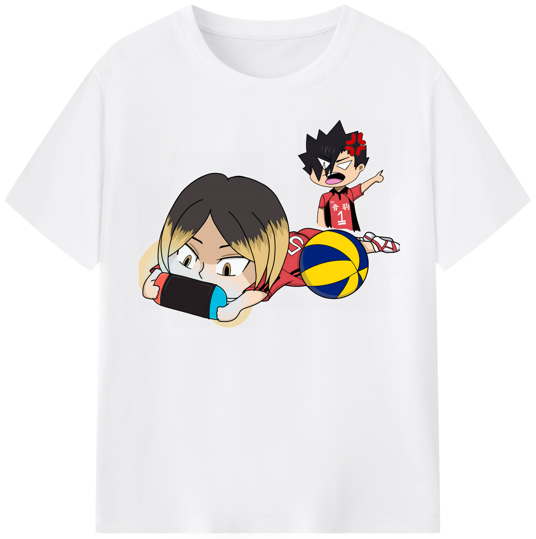 （画像用） ハイキュー!! Haikyu!! 綿100％半袖Tシャツ（フロントプリント）