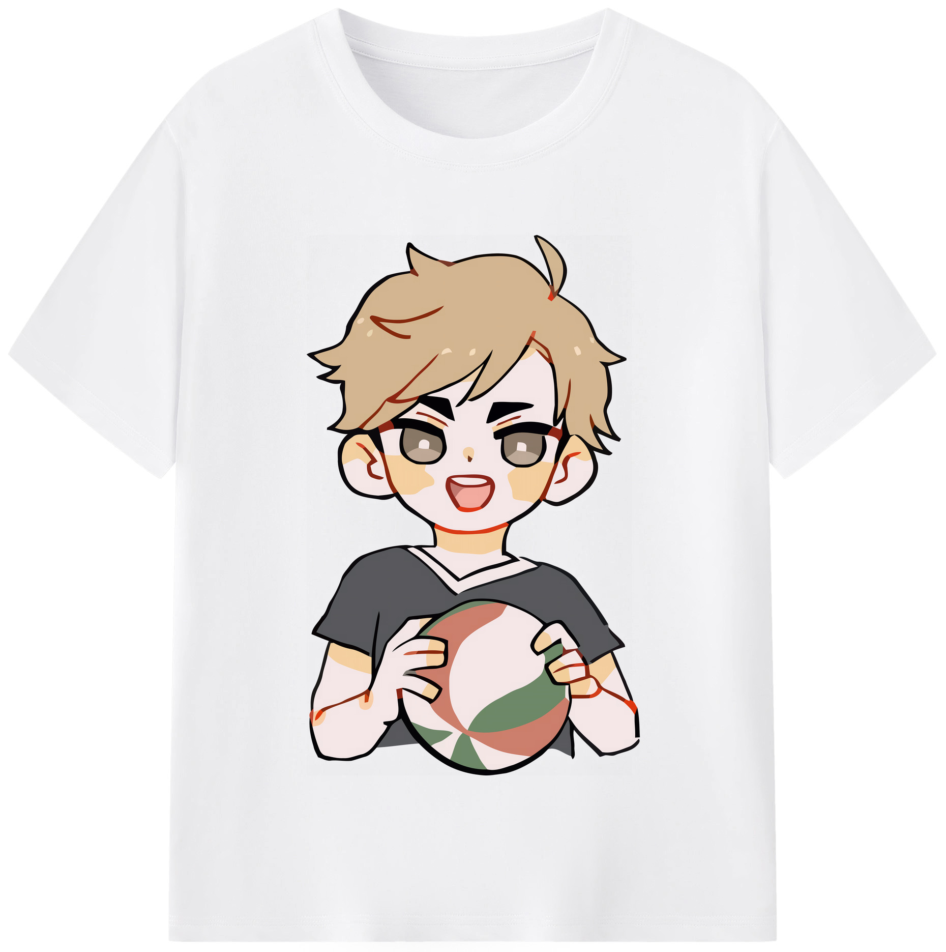 （画像用） ハイキュー!! Haikyu!! 綿100％半袖Tシャツ（フロントプリント）