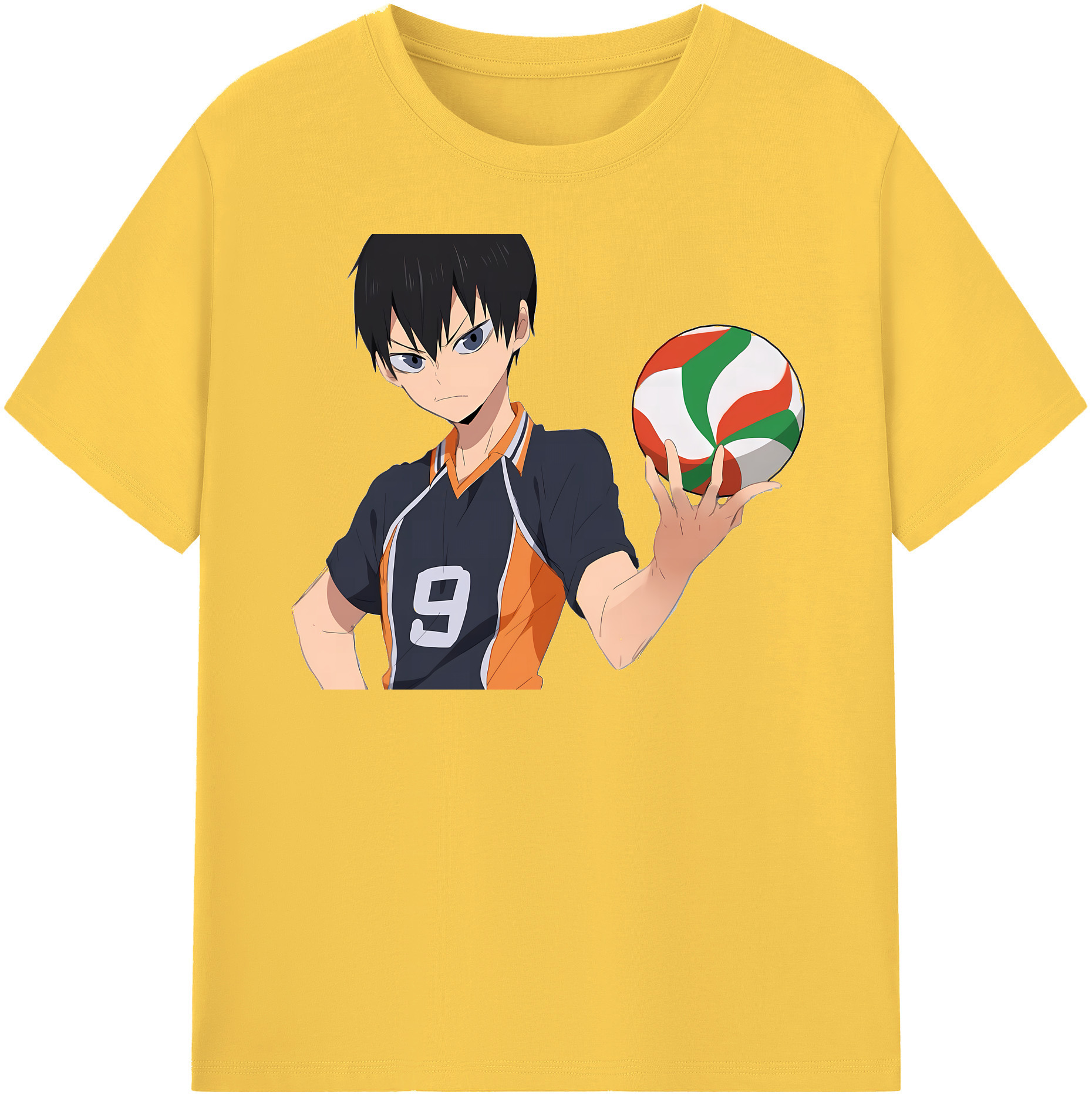 （画像用） ハイキュー!! Haikyu!! 綿100％半袖Tシャツ（フロントプリント）