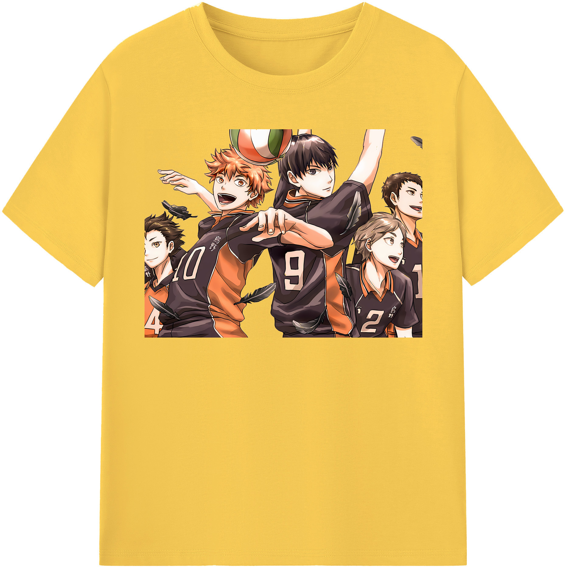 （画像用） ハイキュー!! Haikyu!! 綿100％半袖Tシャツ（フロントプリント）