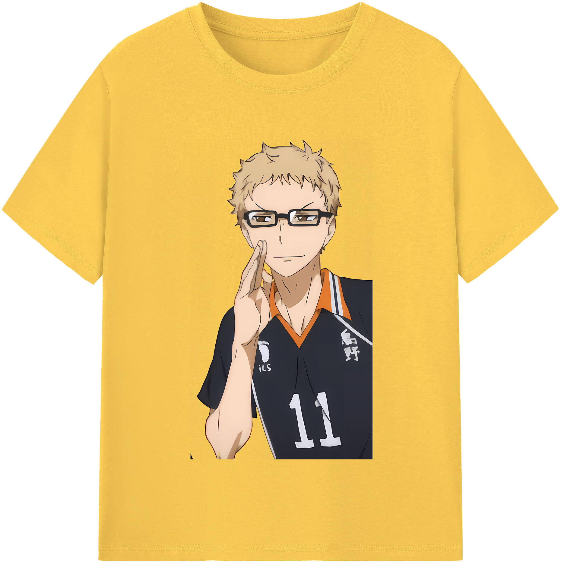 （画像用） ハイキュー!! Haikyu!! 綿100％半袖Tシャツ（フロントプリント）