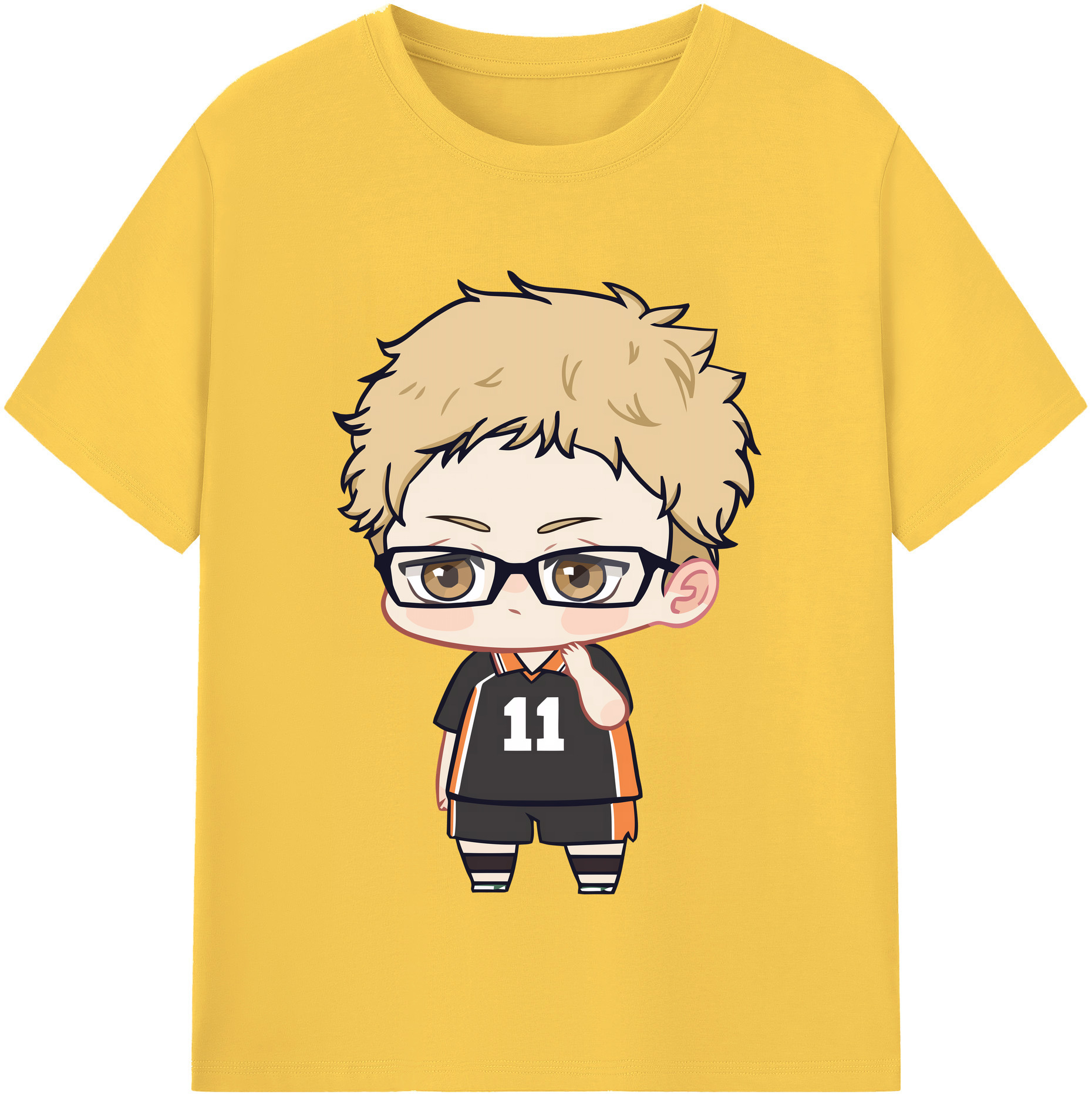 （画像用） ハイキュー!! Haikyu!! 綿100％半袖Tシャツ（フロントプリント）
