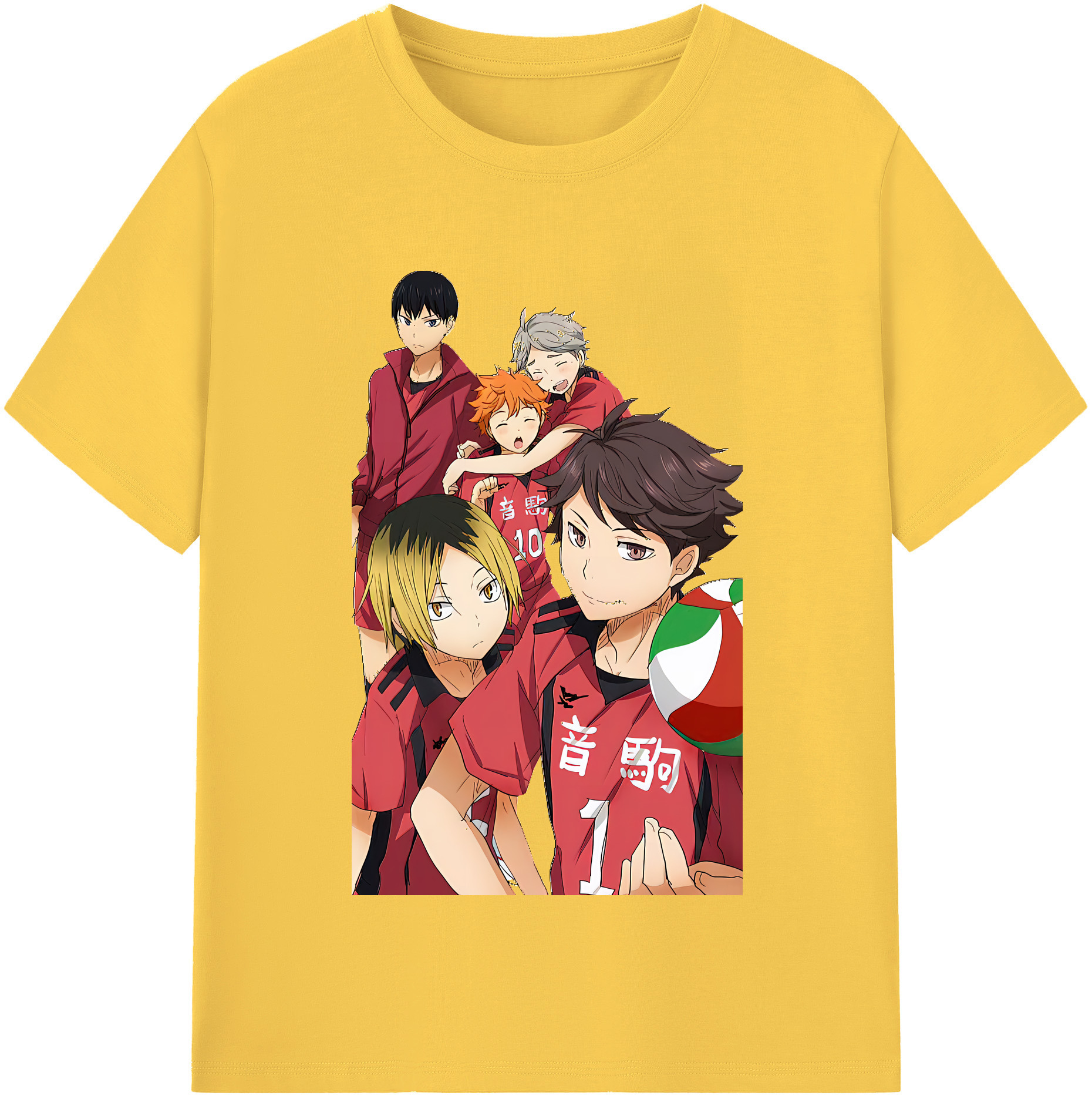 （画像用） ハイキュー!! Haikyu!! 綿100％半袖Tシャツ（フロントプリント）