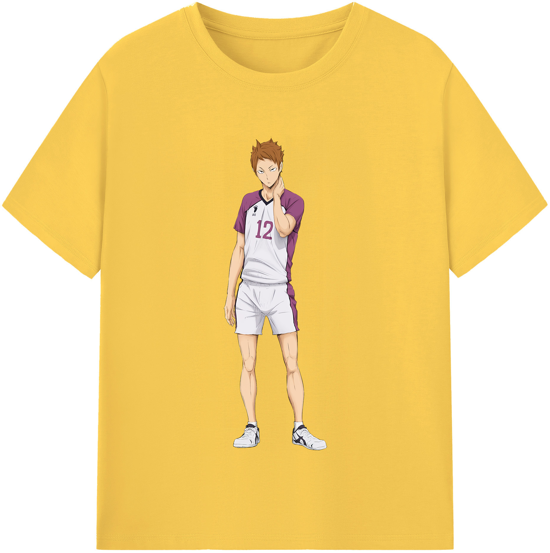 （画像用） ハイキュー!! Haikyu!! 綿100％半袖Tシャツ（フロントプリント）
