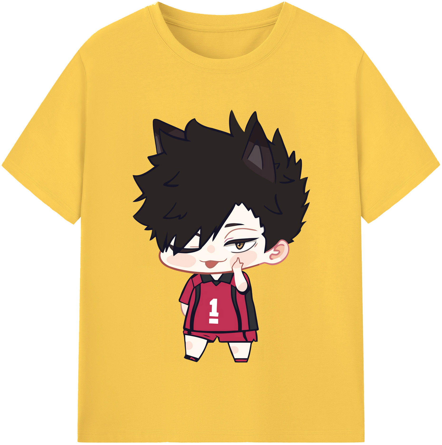（画像用） ハイキュー!! Haikyu!! 綿100％半袖Tシャツ（フロントプリント）