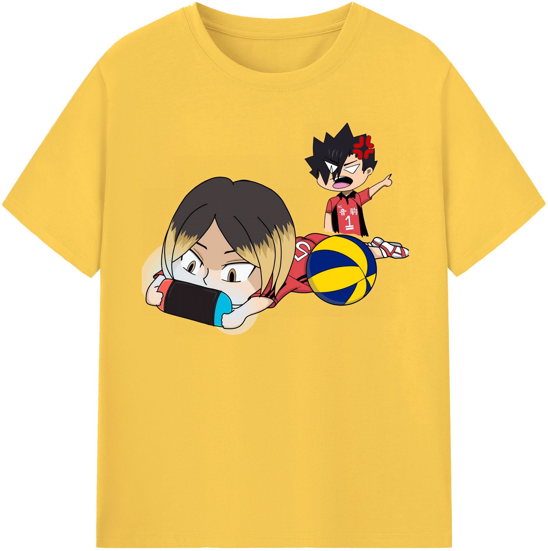 （画像用） ハイキュー!! Haikyu!! 綿100％半袖Tシャツ（フロントプリント）