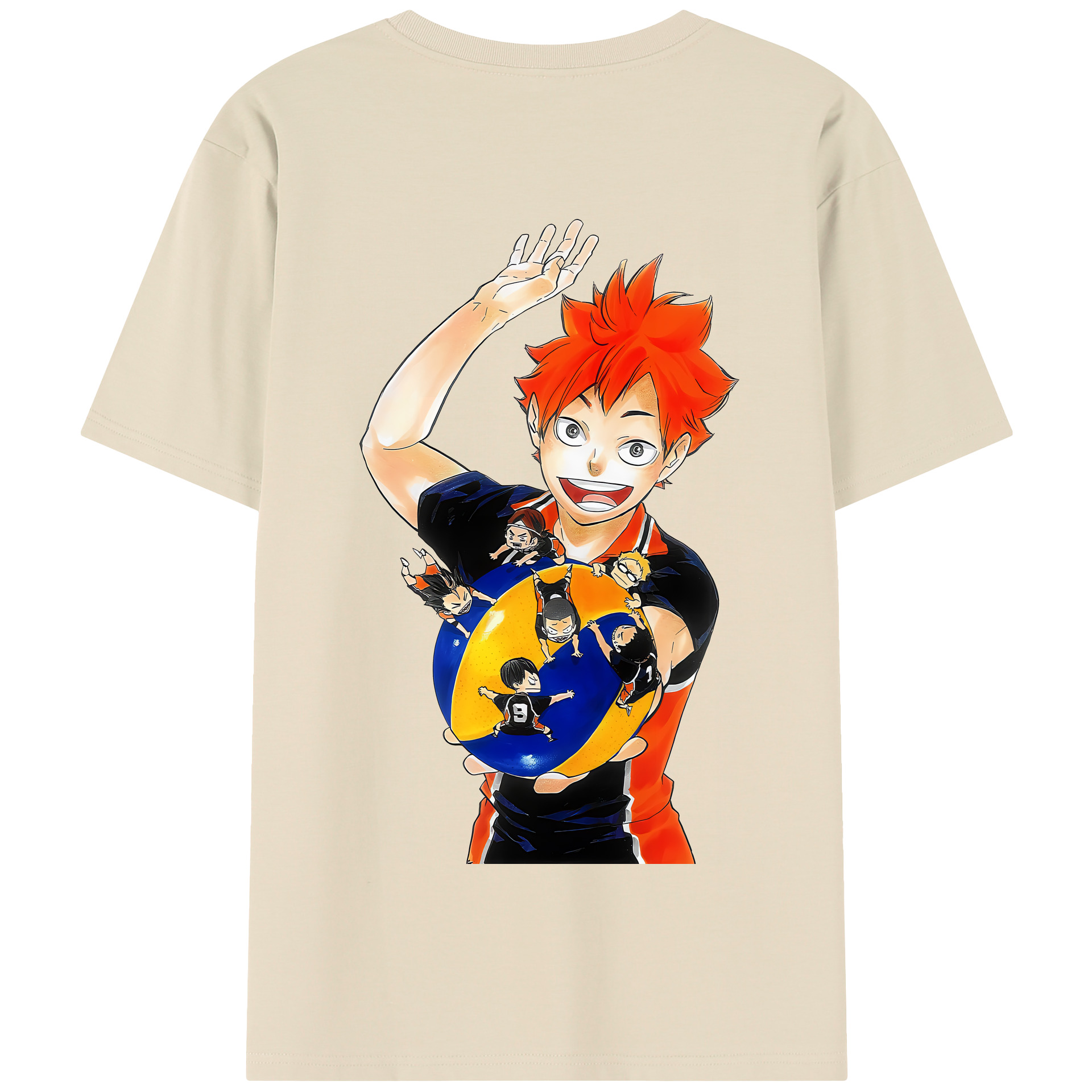 （画像用） ハイキュー!! Haikyu!! 綿100％半袖Tシャツ（背面プリント）