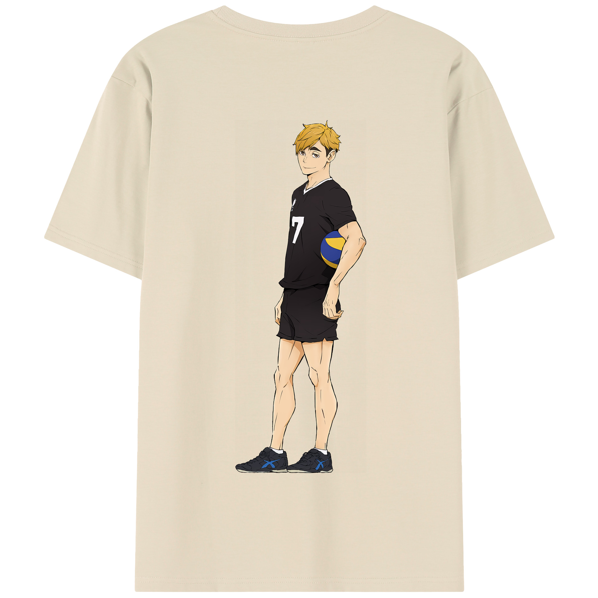 （画像用） ハイキュー!! Haikyu!! 綿100％半袖Tシャツ（背面プリント）