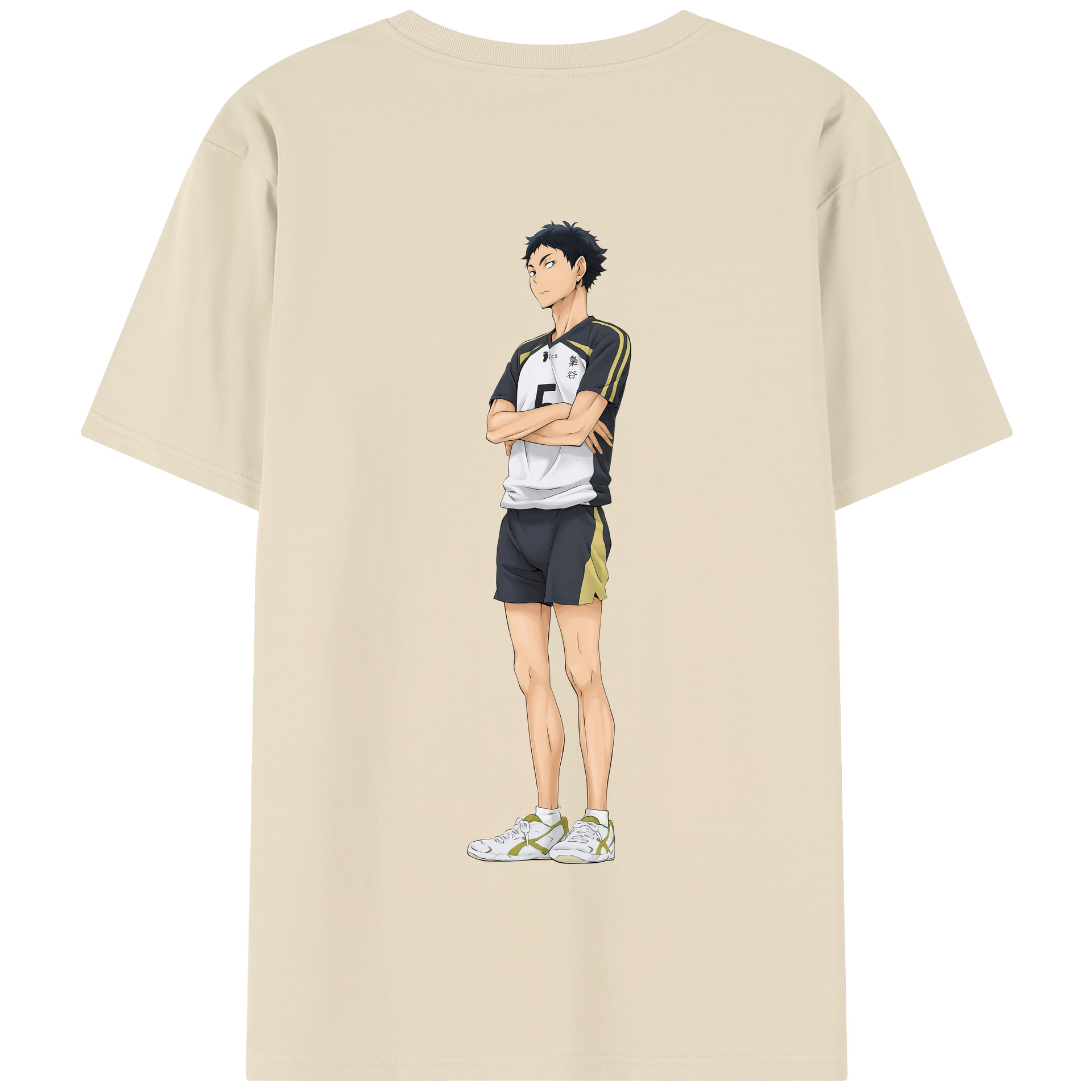 （画像用） ハイキュー!! Haikyu!! 綿100％半袖Tシャツ（背面プリント）