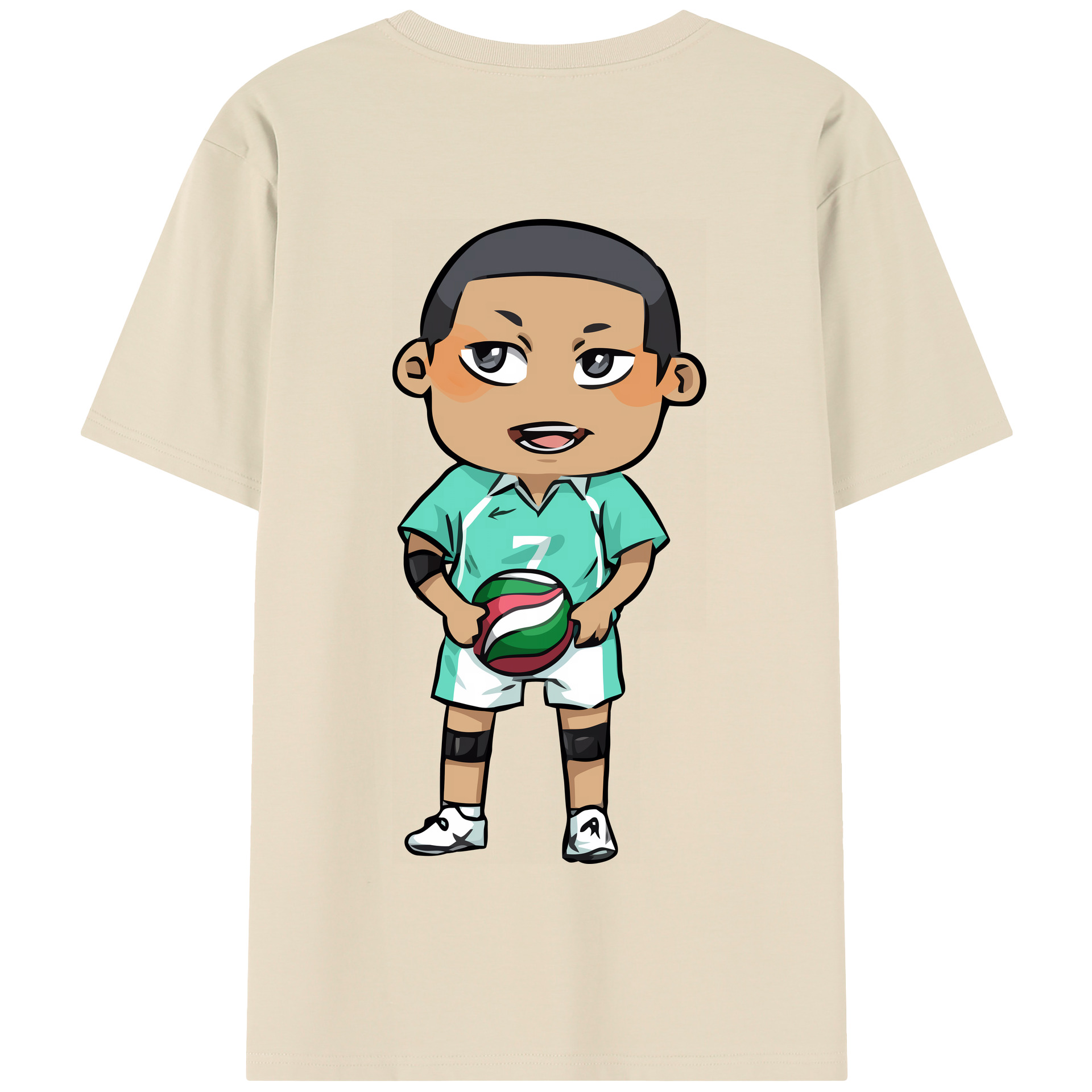 （画像用） ハイキュー!! Haikyu!! 綿100％半袖Tシャツ（背面プリント）