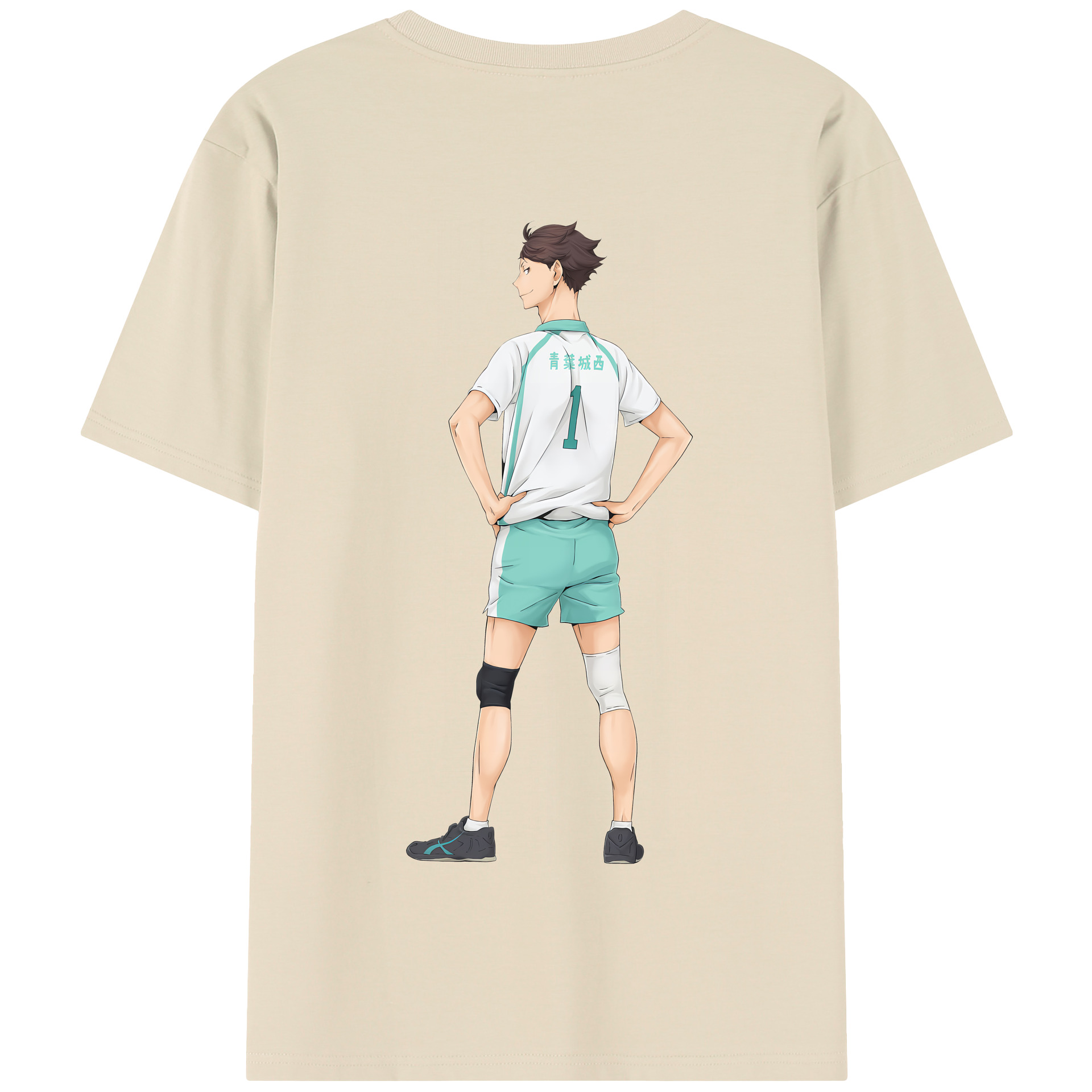 （画像用） ハイキュー!! Haikyu!! 綿100％半袖Tシャツ（背面プリント）