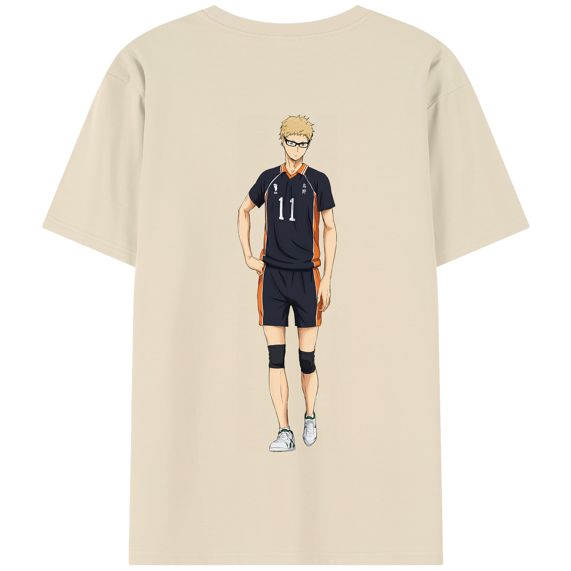 （画像用） ハイキュー!! Haikyu!! 綿100％半袖Tシャツ（背面プリント）
