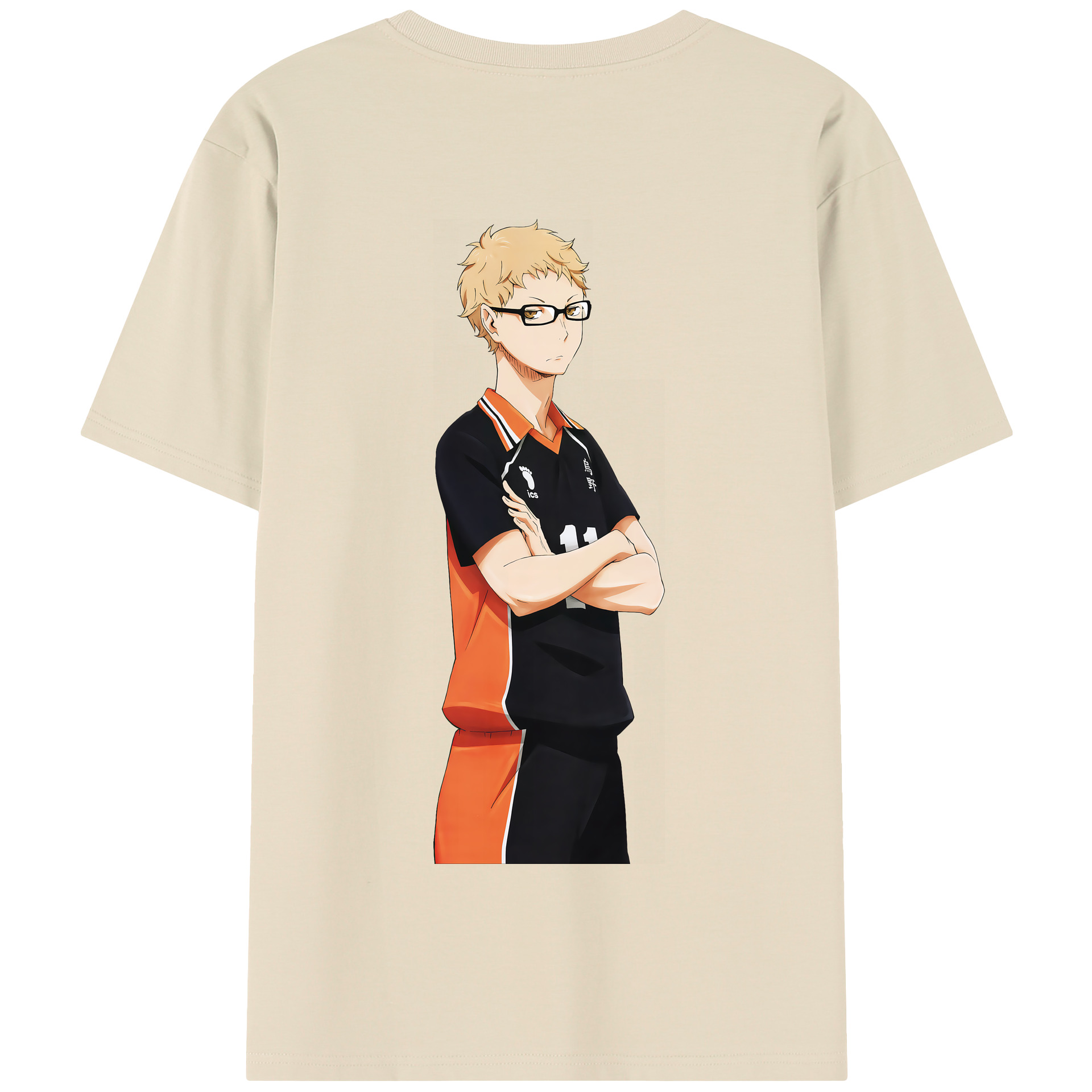 （画像用） ハイキュー!! Haikyu!! 綿100％半袖Tシャツ（背面プリント）