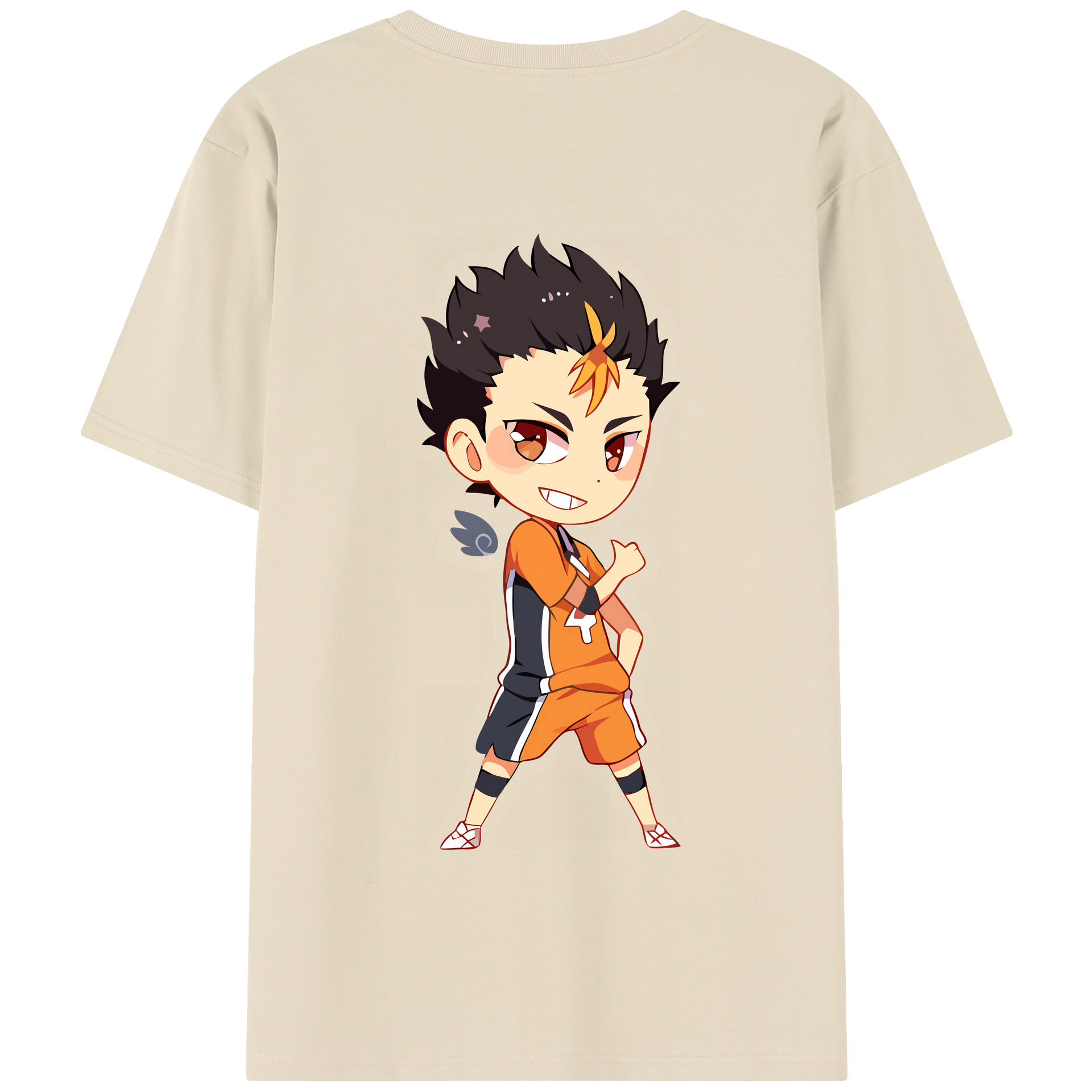 （画像用） ハイキュー!! Haikyu!! 綿100％半袖Tシャツ（背面プリント）