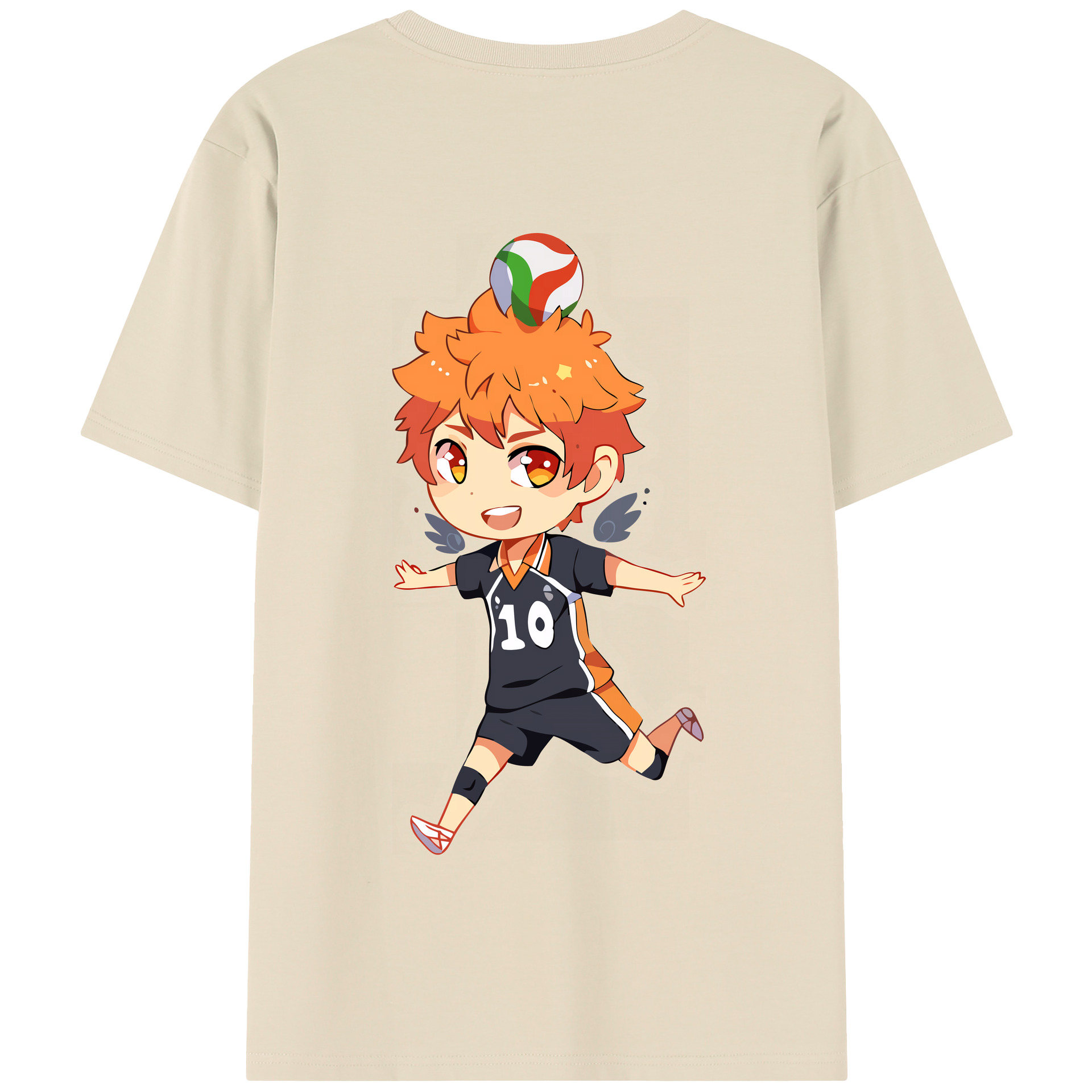（画像用） ハイキュー!! Haikyu!! 綿100％半袖Tシャツ（背面プリント）