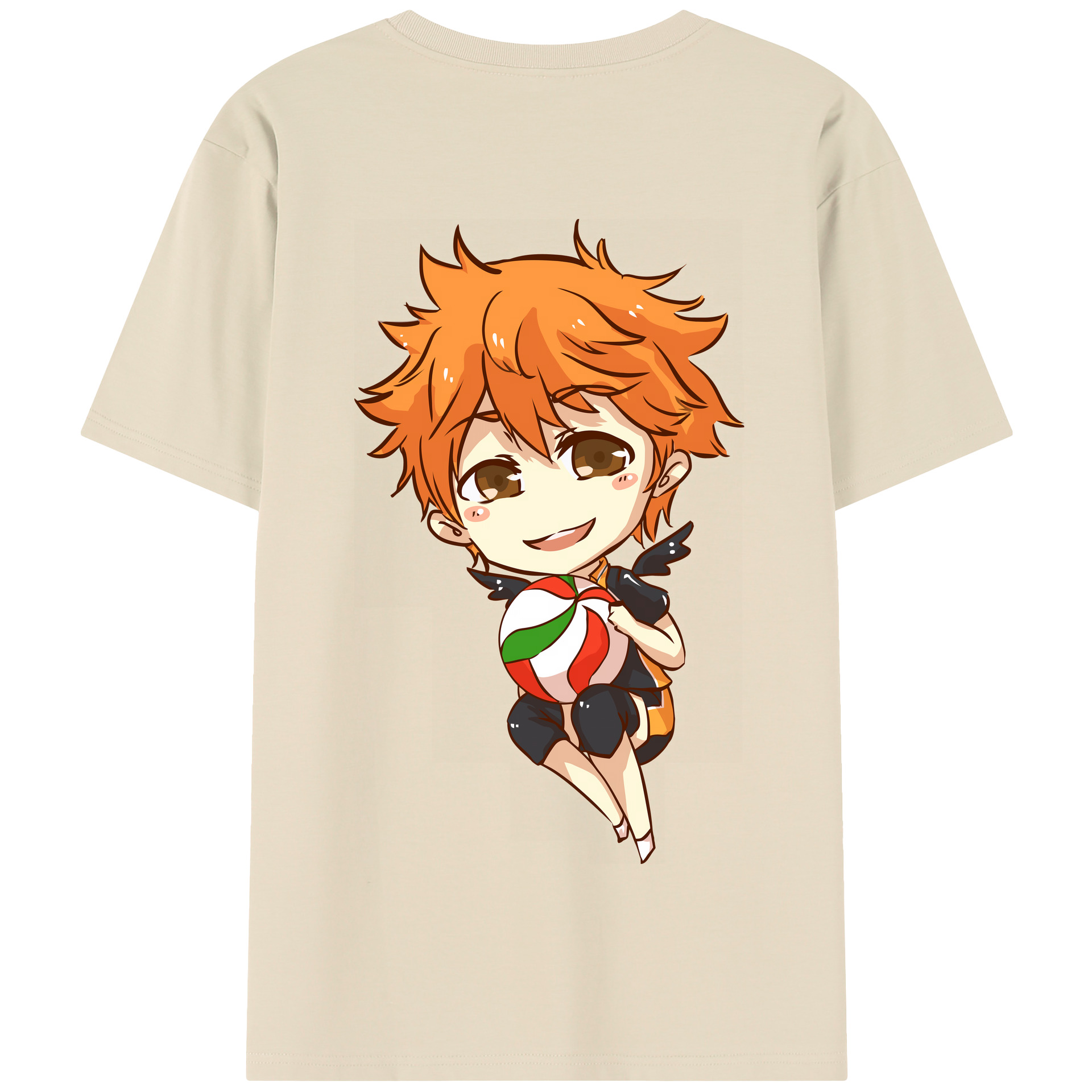（画像用） ハイキュー!! Haikyu!! 綿100％半袖Tシャツ（背面プリント）