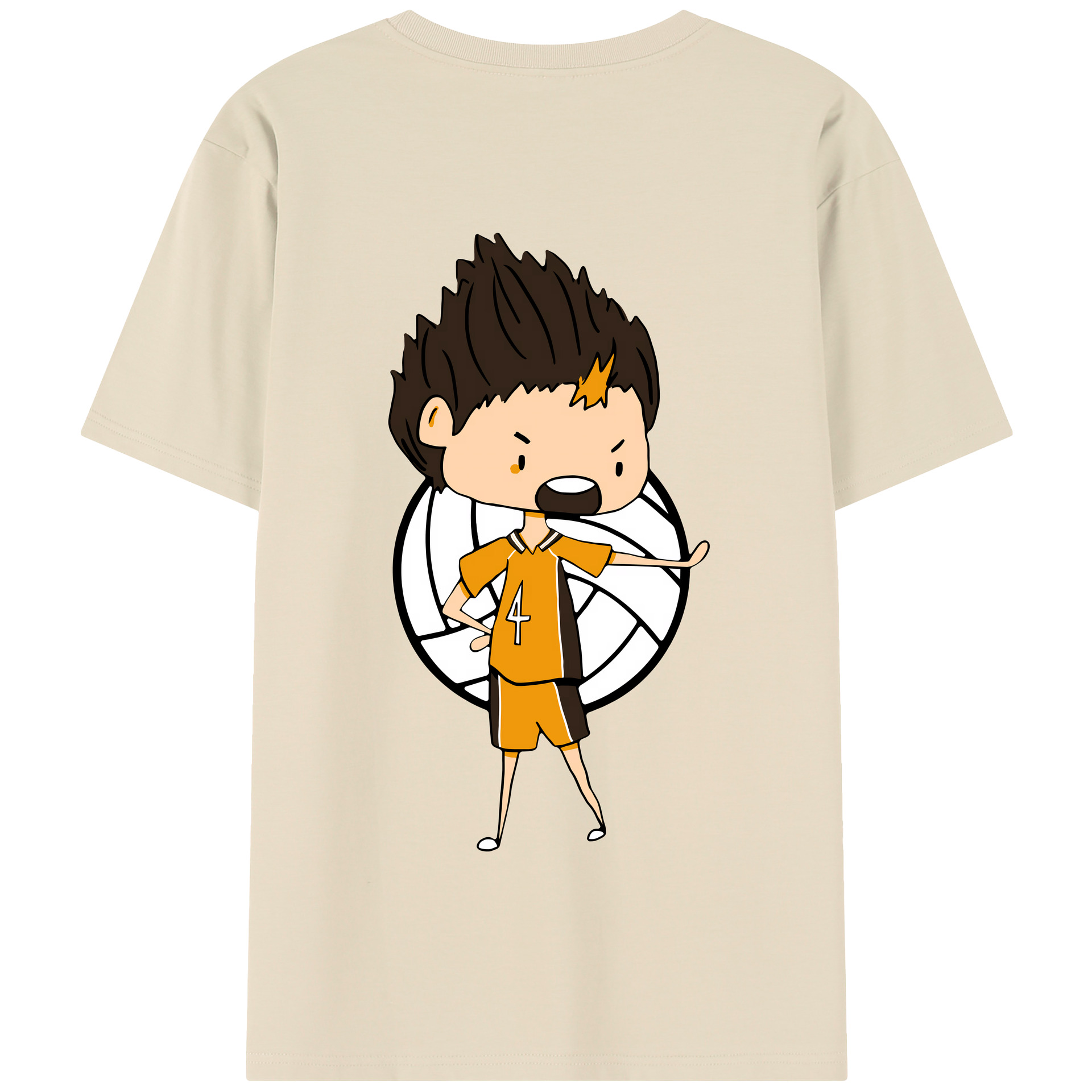 （画像用） ハイキュー!! Haikyu!! 綿100％半袖Tシャツ（背面プリント）