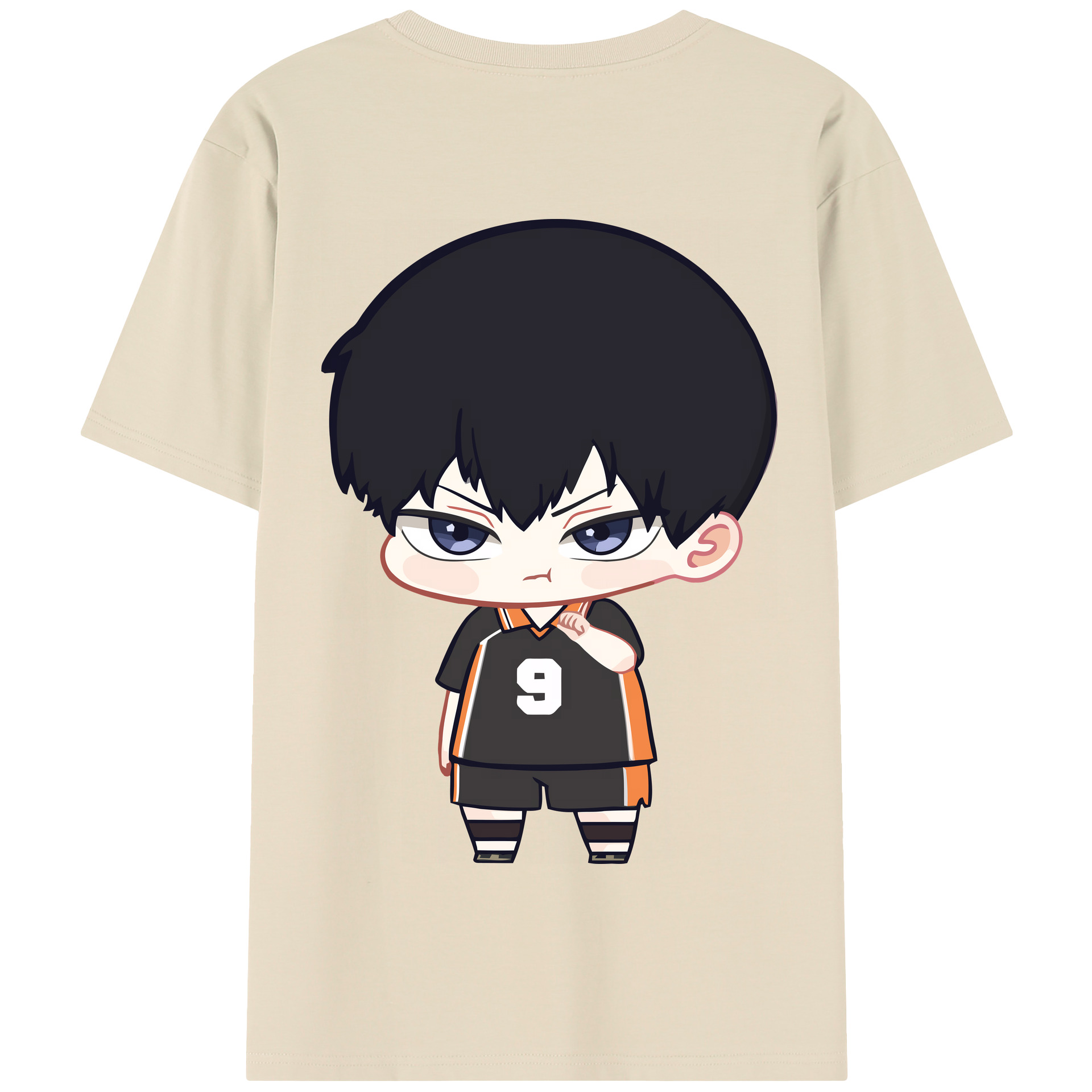 （画像用） ハイキュー!! Haikyu!! 綿100％半袖Tシャツ（背面プリント）
