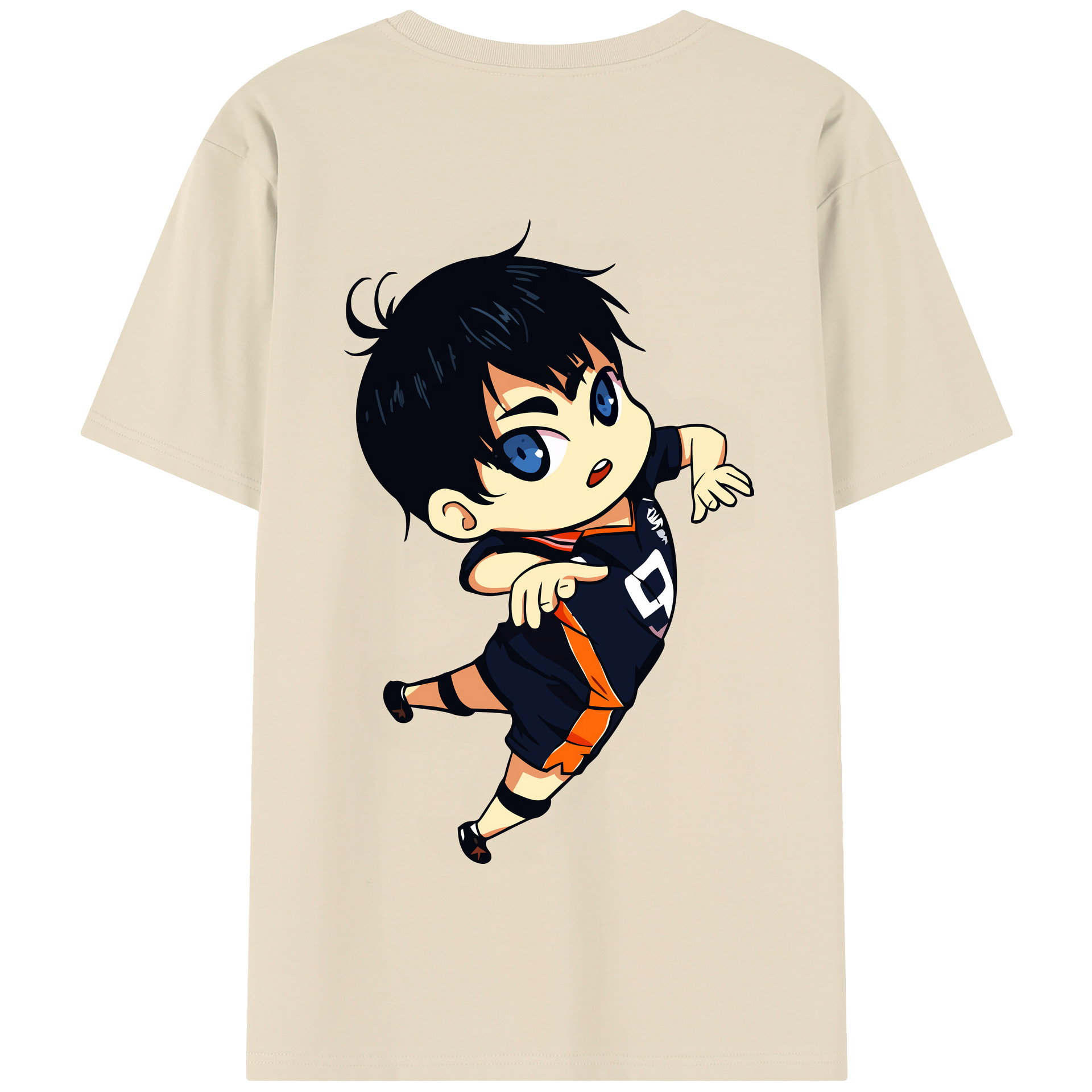 （画像用） ハイキュー!! Haikyu!! 綿100％半袖Tシャツ（背面プリント）