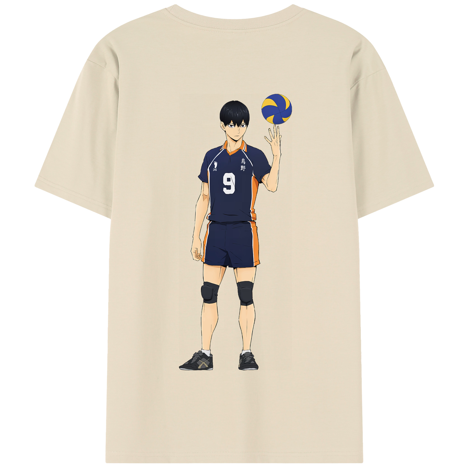（画像用） ハイキュー!! Haikyu!! 綿100％半袖Tシャツ（背面プリント）
