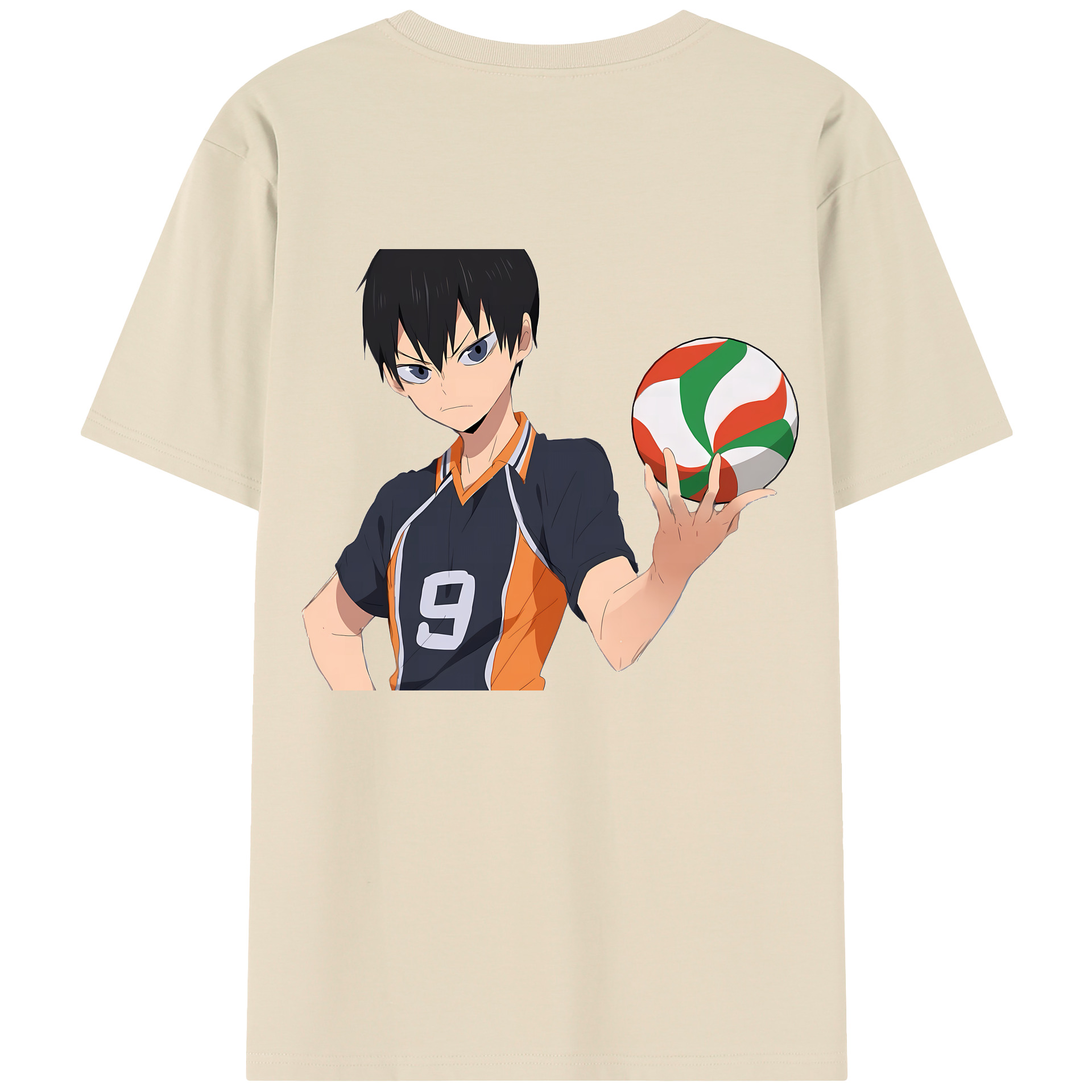 （画像用） ハイキュー!! Haikyu!! 綿100％半袖Tシャツ（背面プリント）