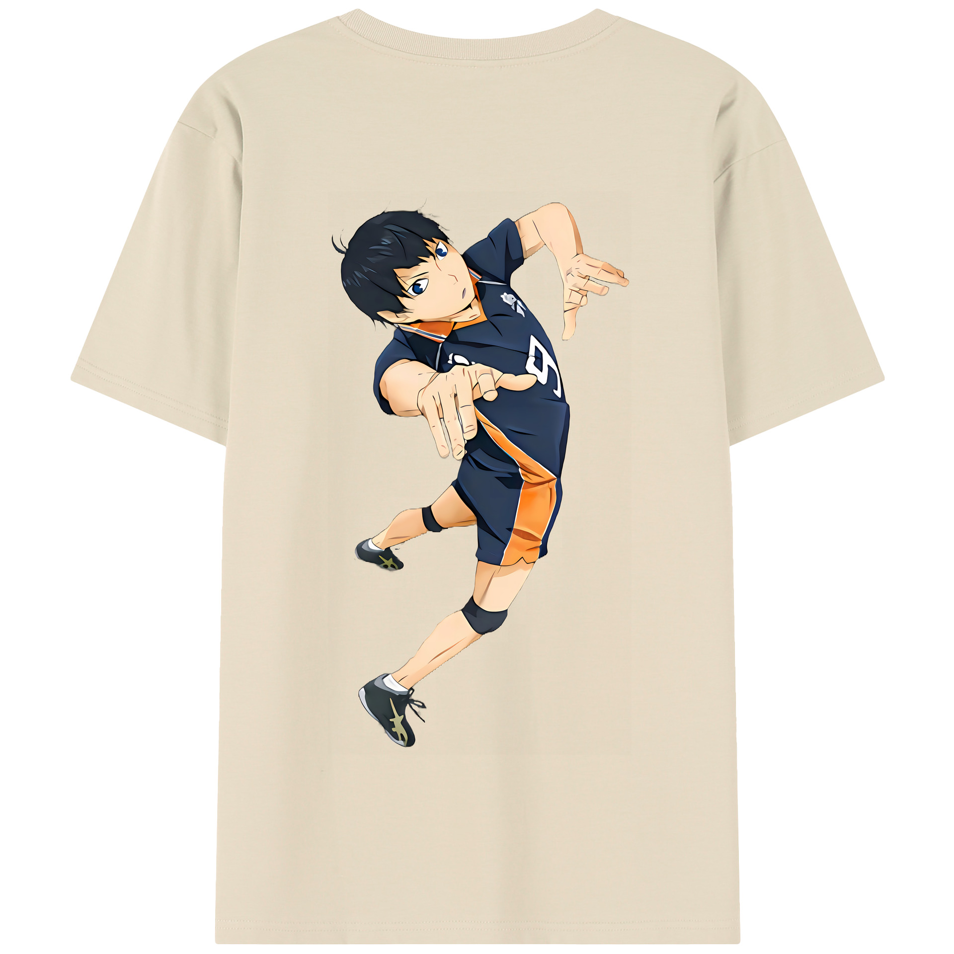 （画像用） ハイキュー!! Haikyu!! 綿100％半袖Tシャツ（背面プリント）